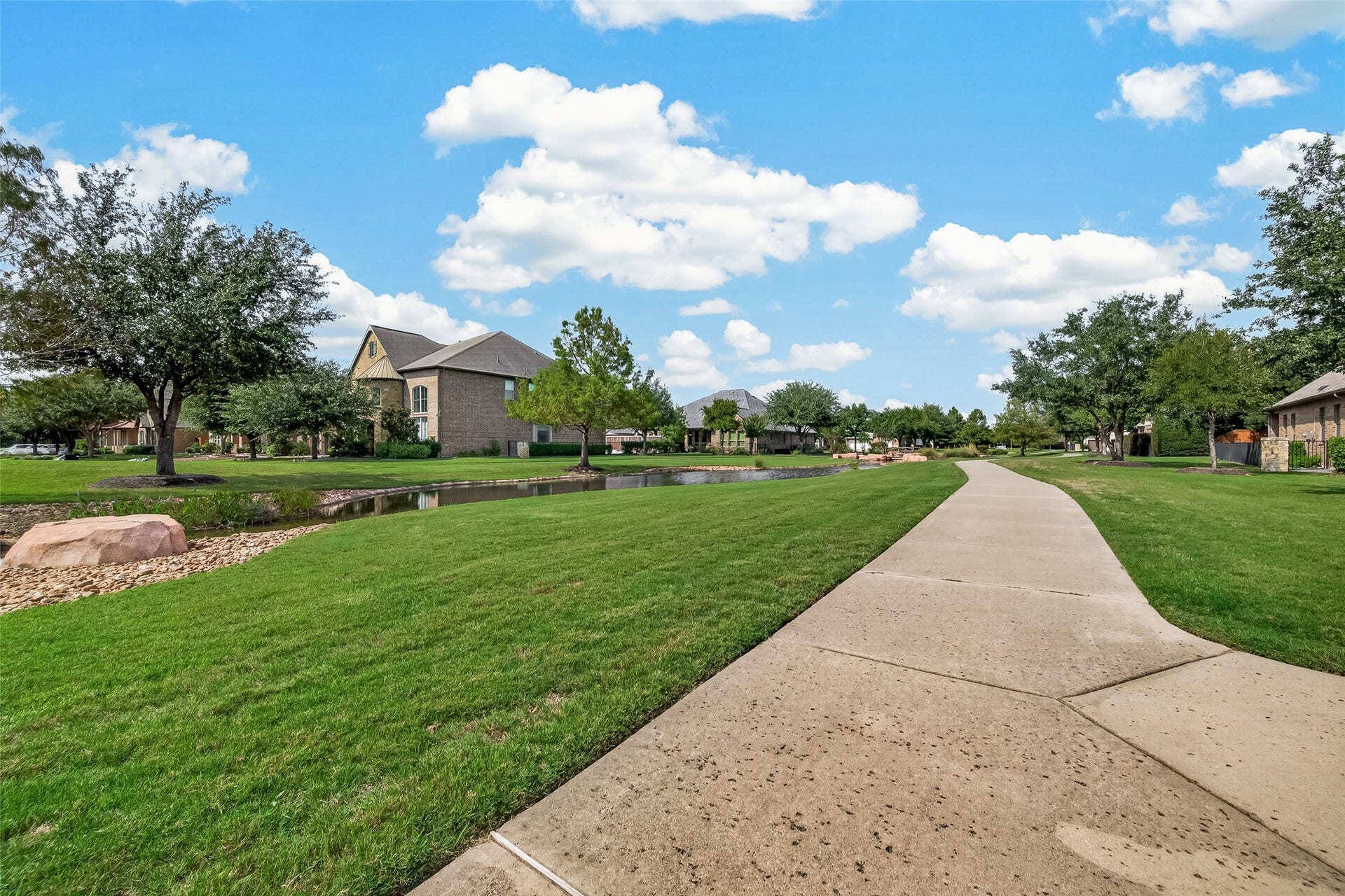 17811 Riata Prairie Lane, Cypress, TX 77433 View of Side Lake