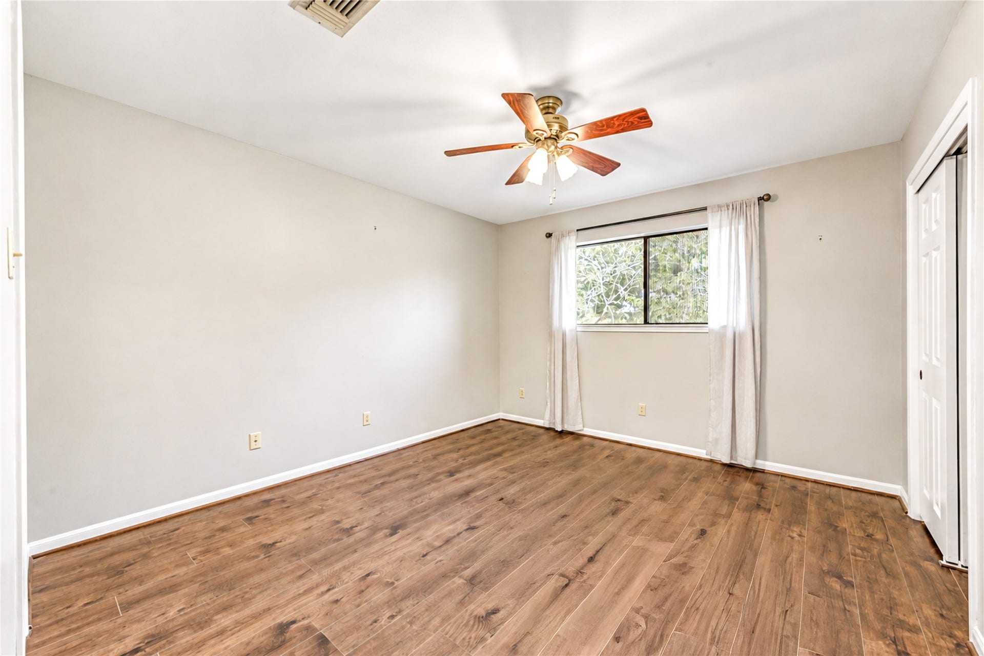 Upstairs you fill find 3 additional bedrooms,  featuring elegant wood flooring, large closets and windows that fill the rooms with natural light.
