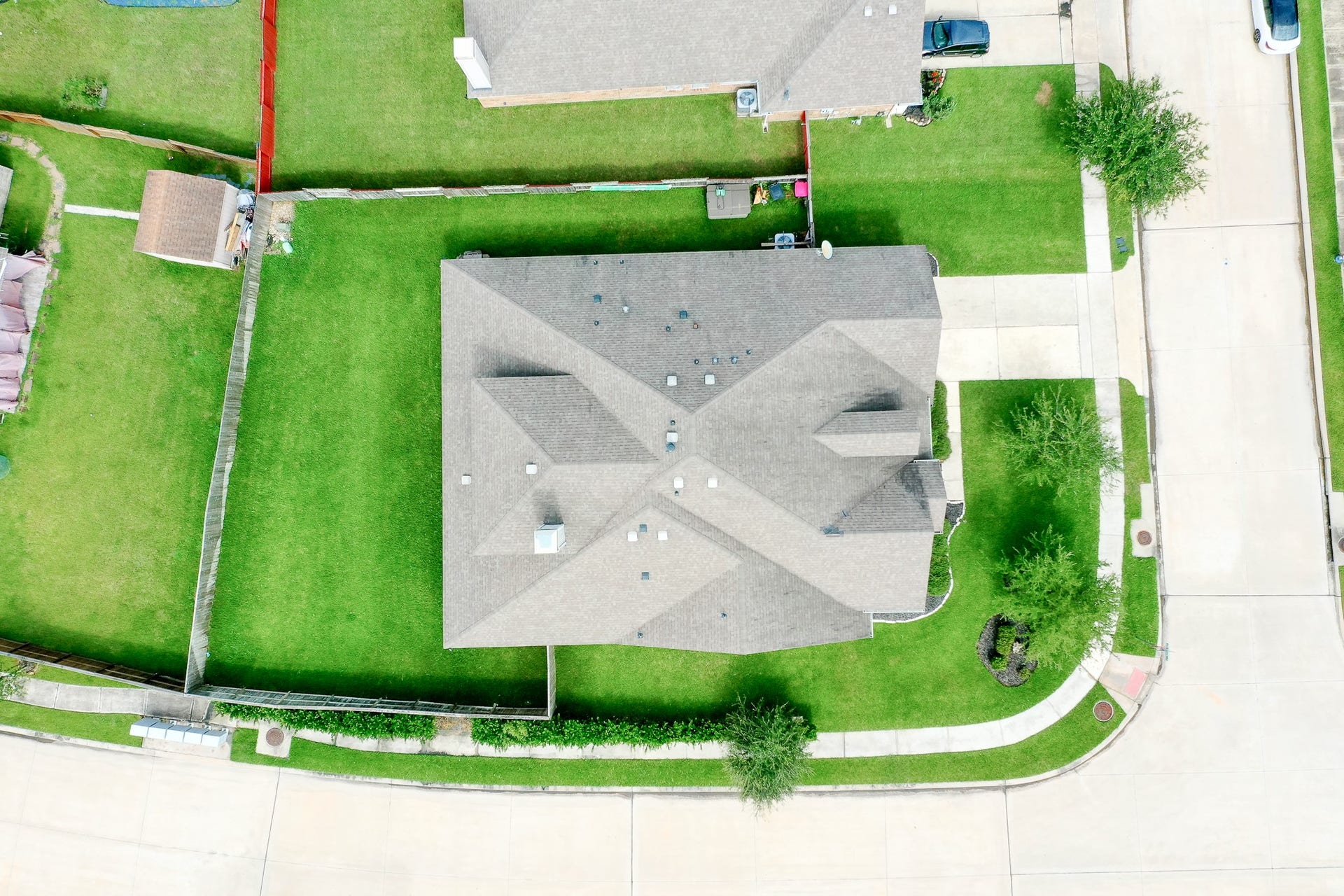 13502 Sorghum Drive, Rosharon, TX 77583 Aerial view of the home and surrounding neighborhood