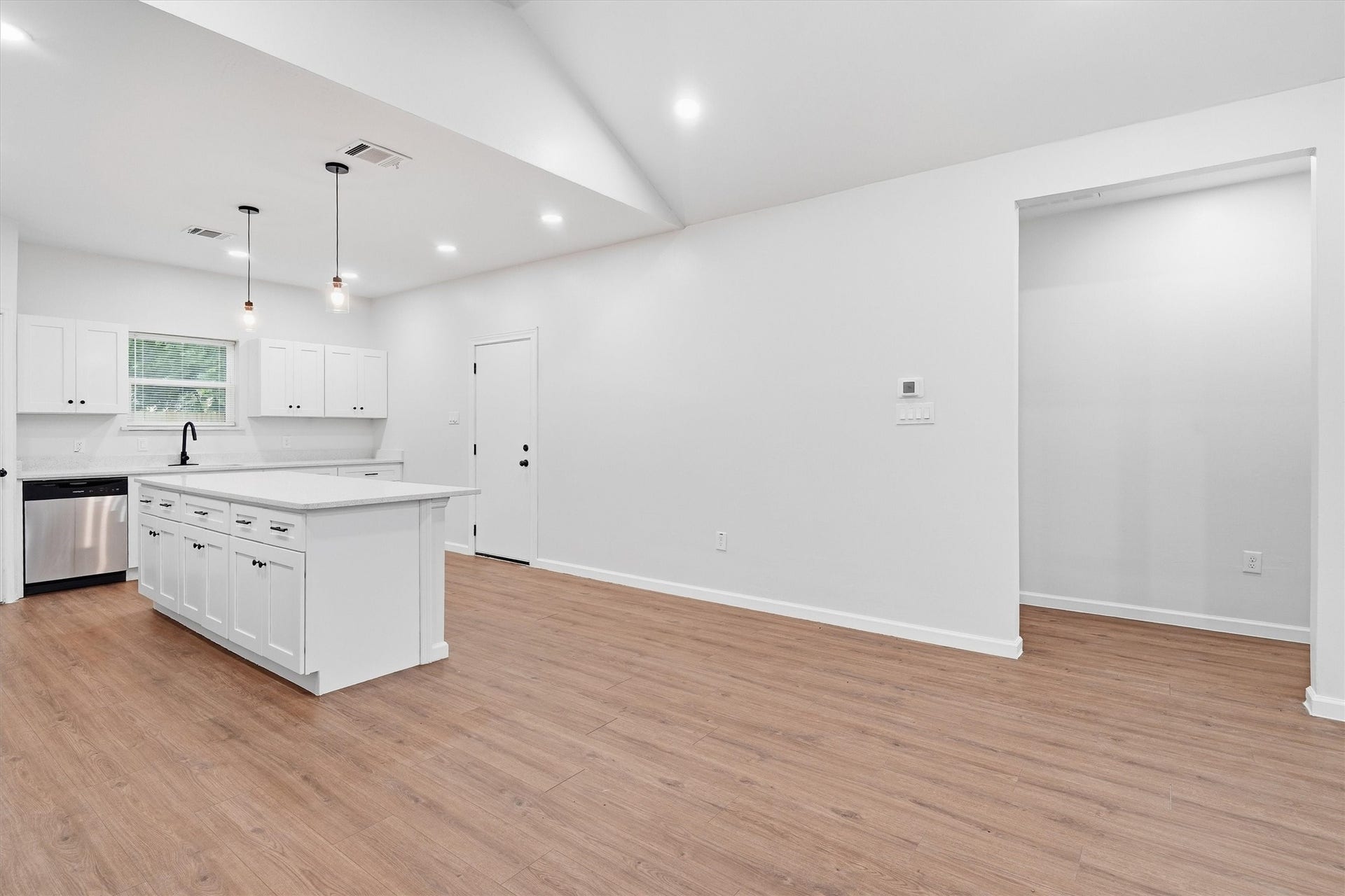 6109 Woodrow Street, Texas City, TX 77591 Kitchen area featuring Texas sized island