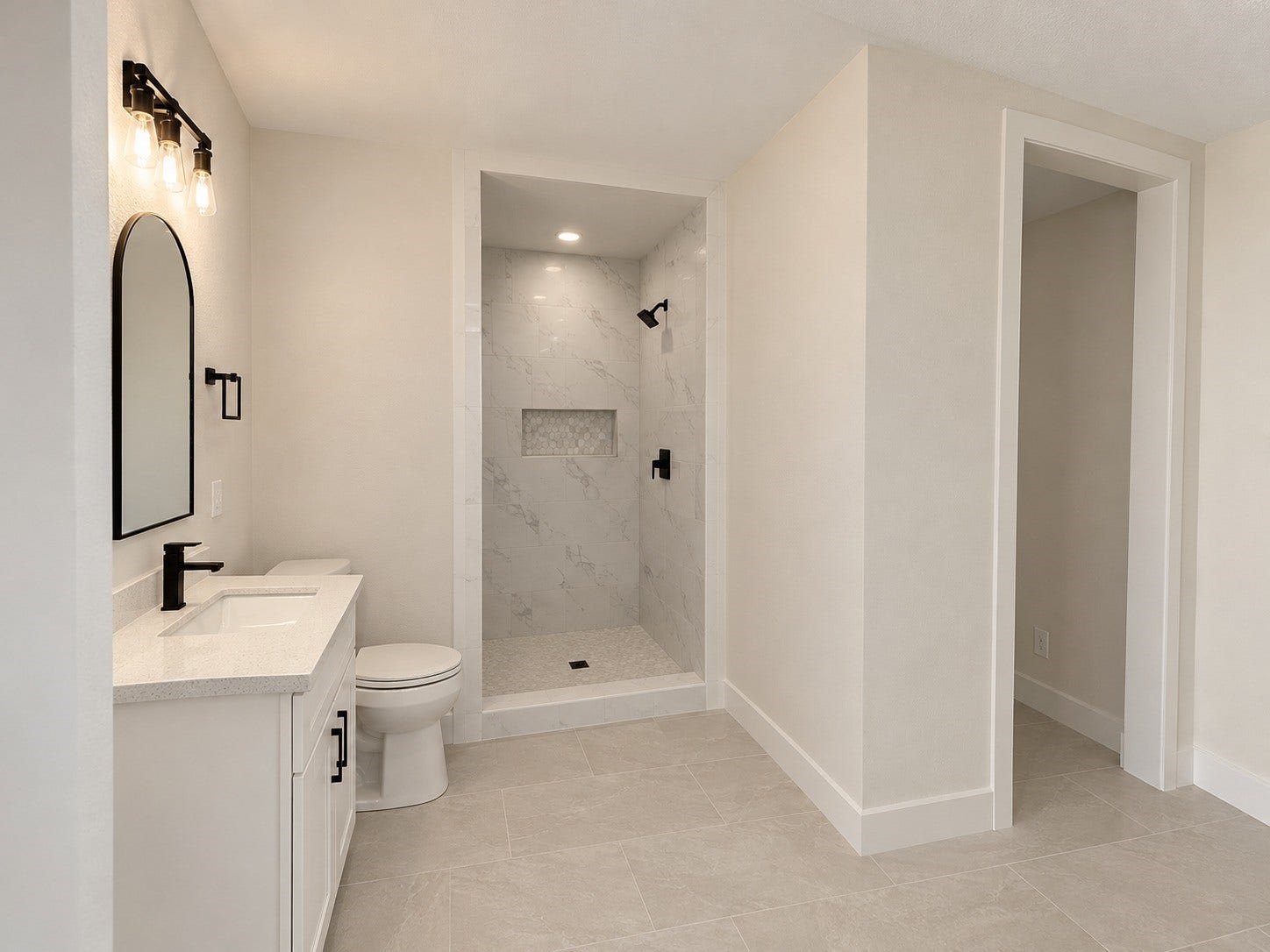 Bathroom - virtually staged