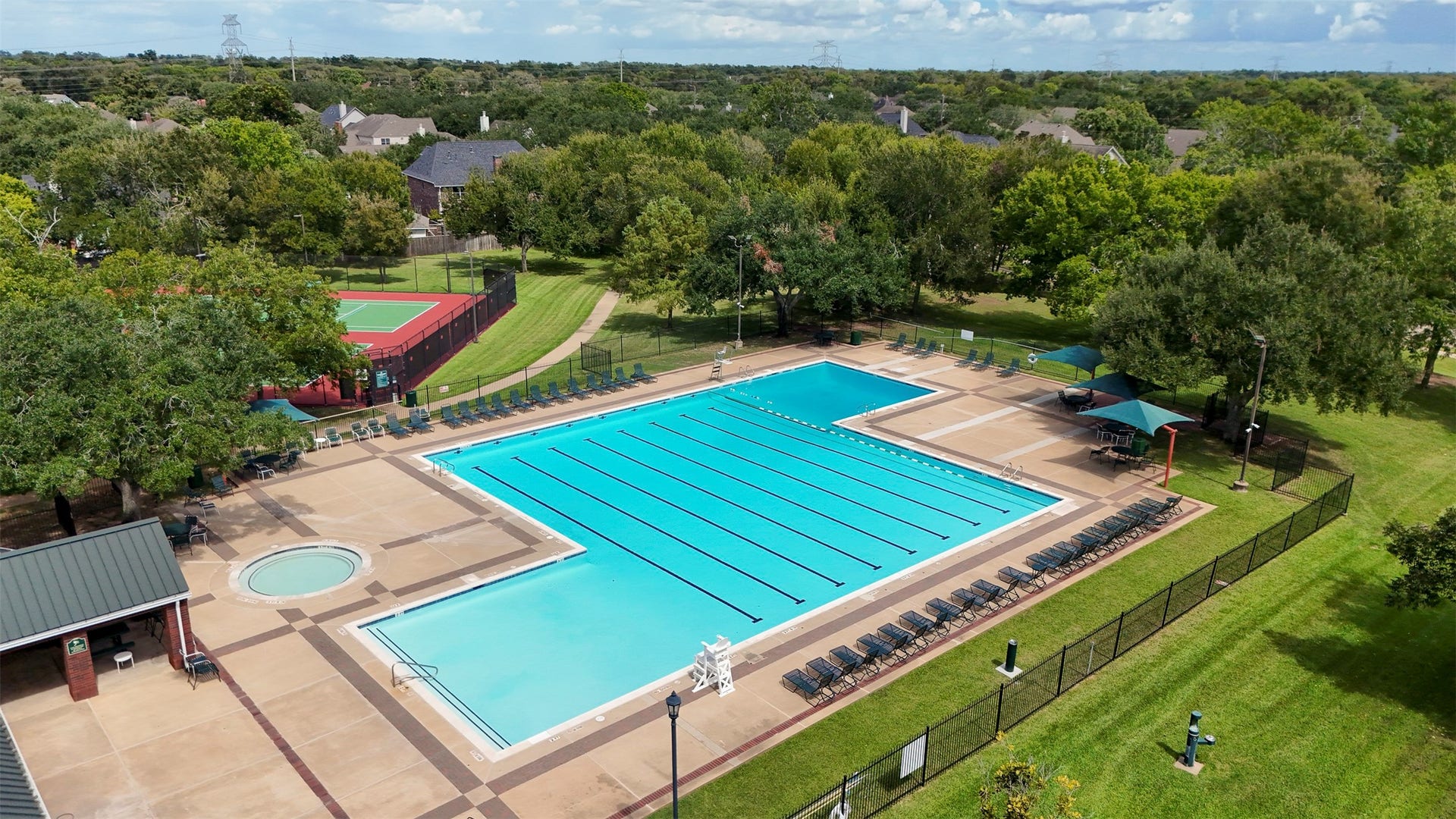 1414 Forest Bend, Sugar Land, TX 77479 View of the large neighborhood pool.