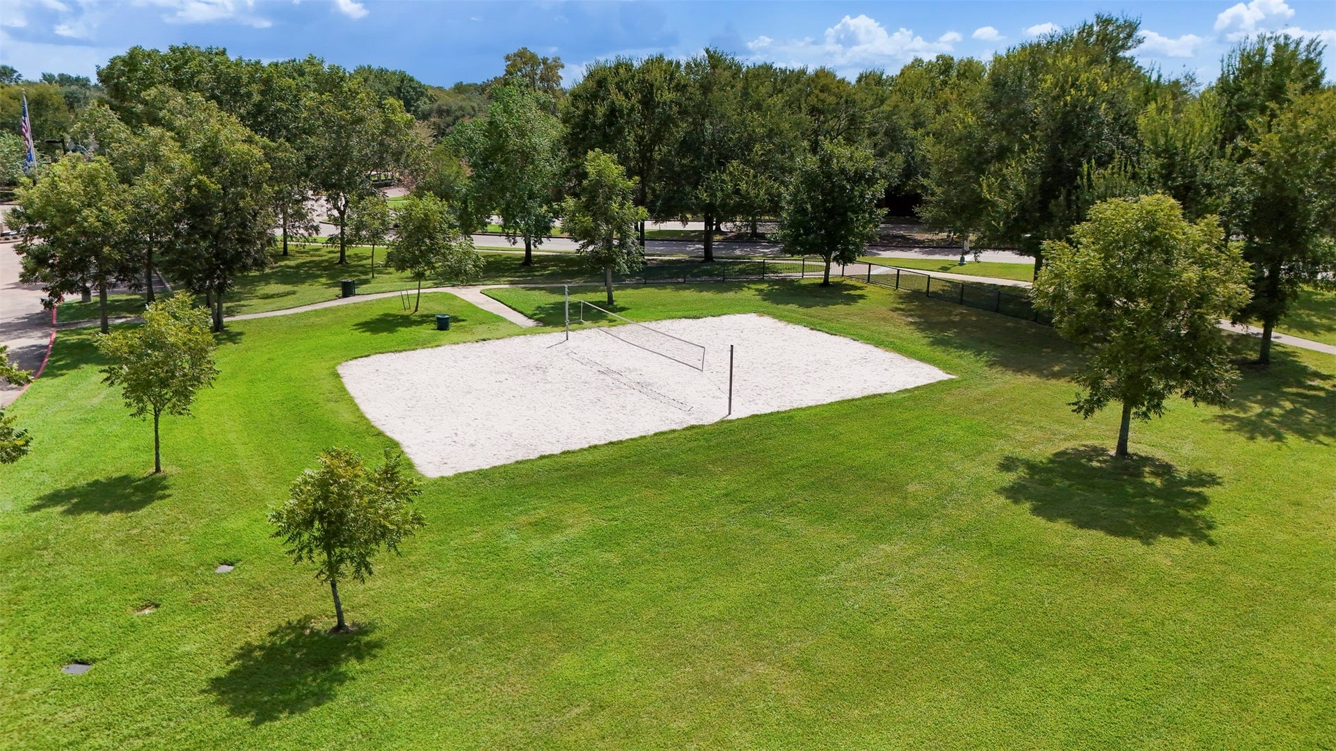 1414 Forest Bend, Sugar Land, TX 77479 The neighborhood also features walking trails and beach volleyball courts.