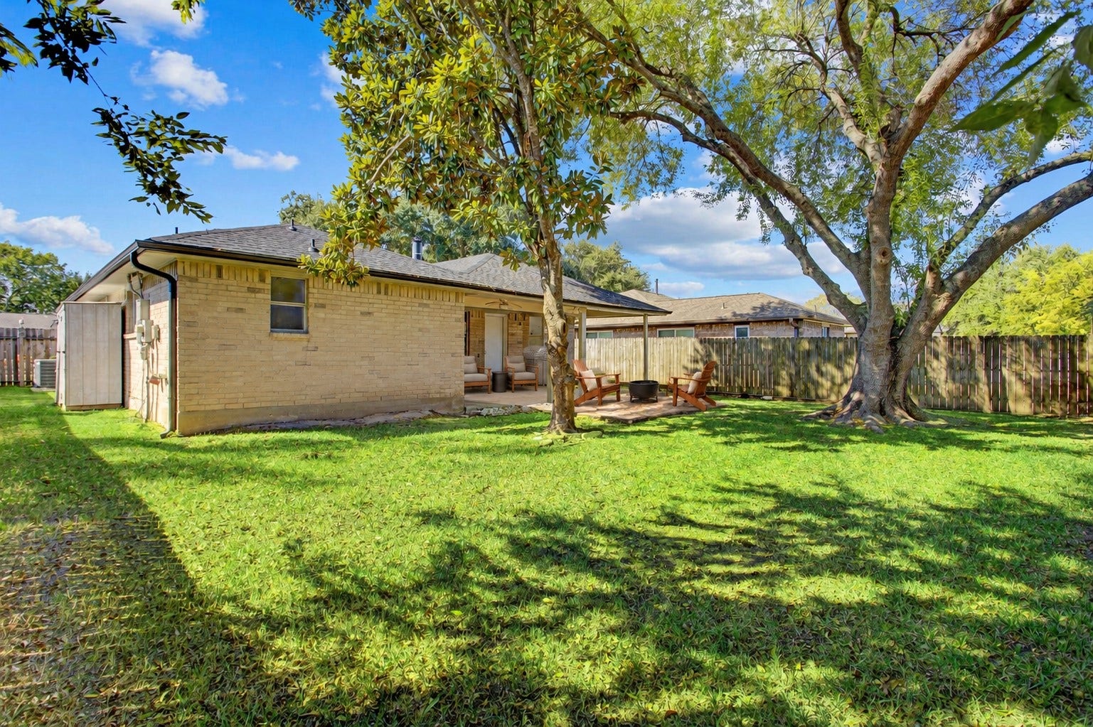 15127 Mcconn Street, Houston, TX 77598 Another view of this lovely back yard *virtually staged*