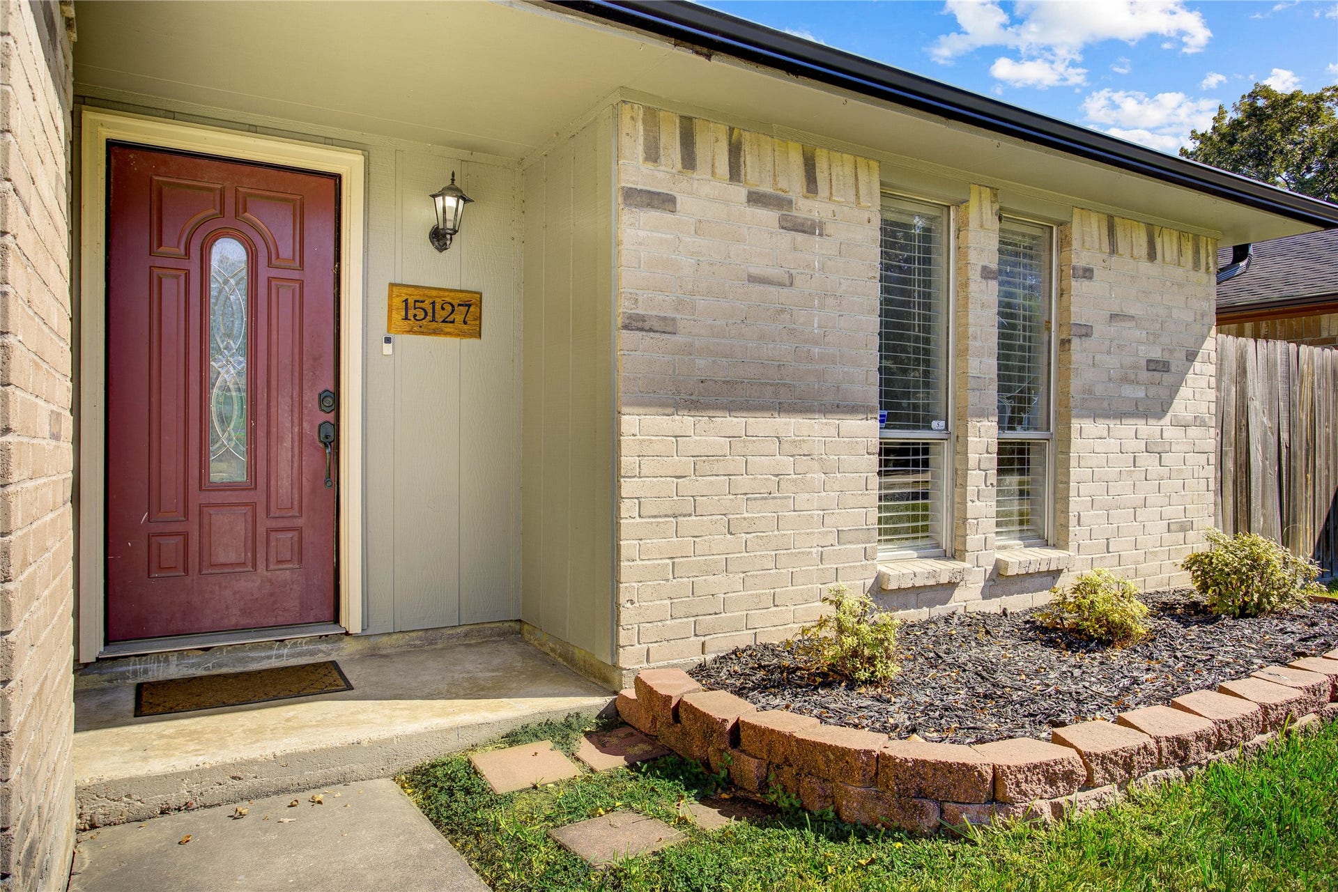 15127 Mcconn Street, Houston, TX 77598 Cute little front porch as you walk up