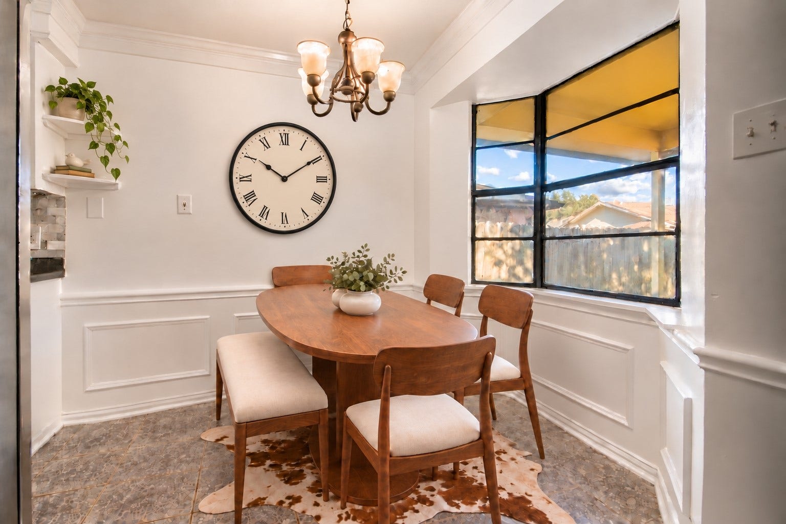 15127 Mcconn Street, Houston, TX 77598 The dining room/ breakfast nook is right off the living room *virtually staged*
