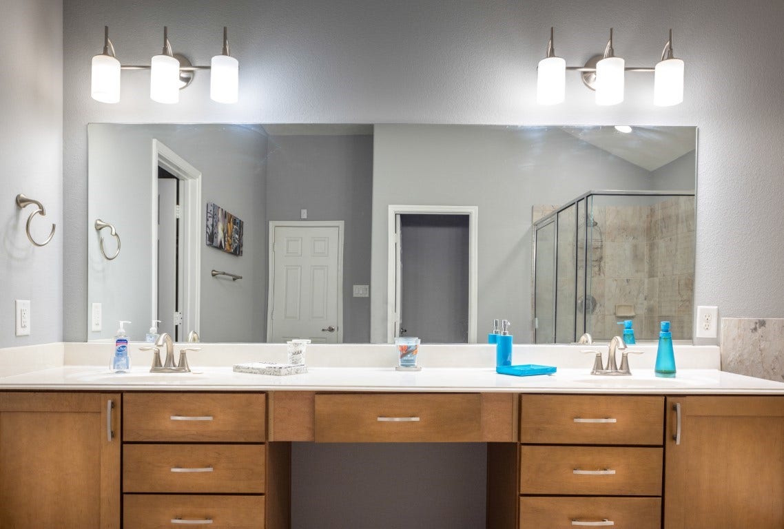 4523 Matagorda Lakes Drive, Humble, TX 77396 Long Double sink with pampering station