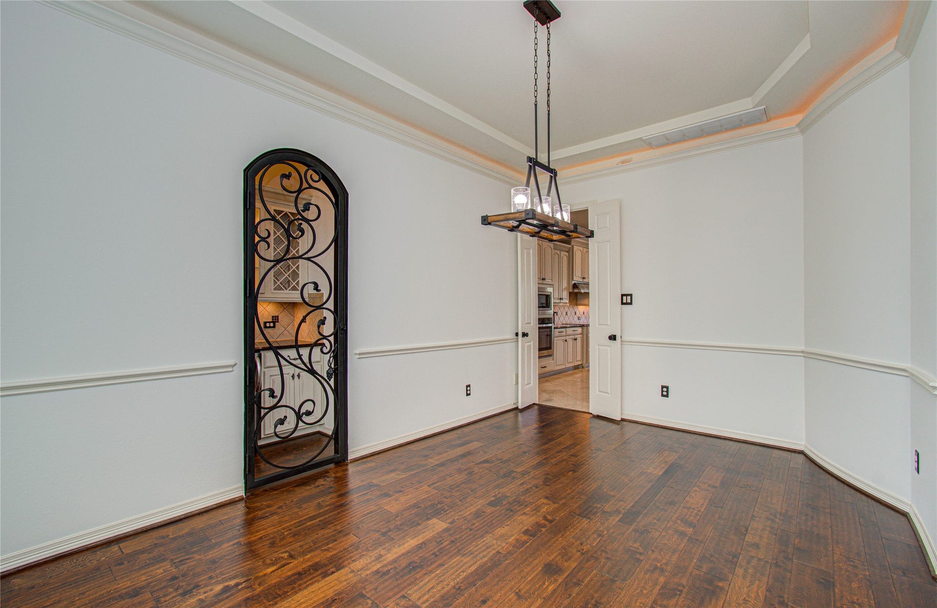 Formal living with a beverage centre