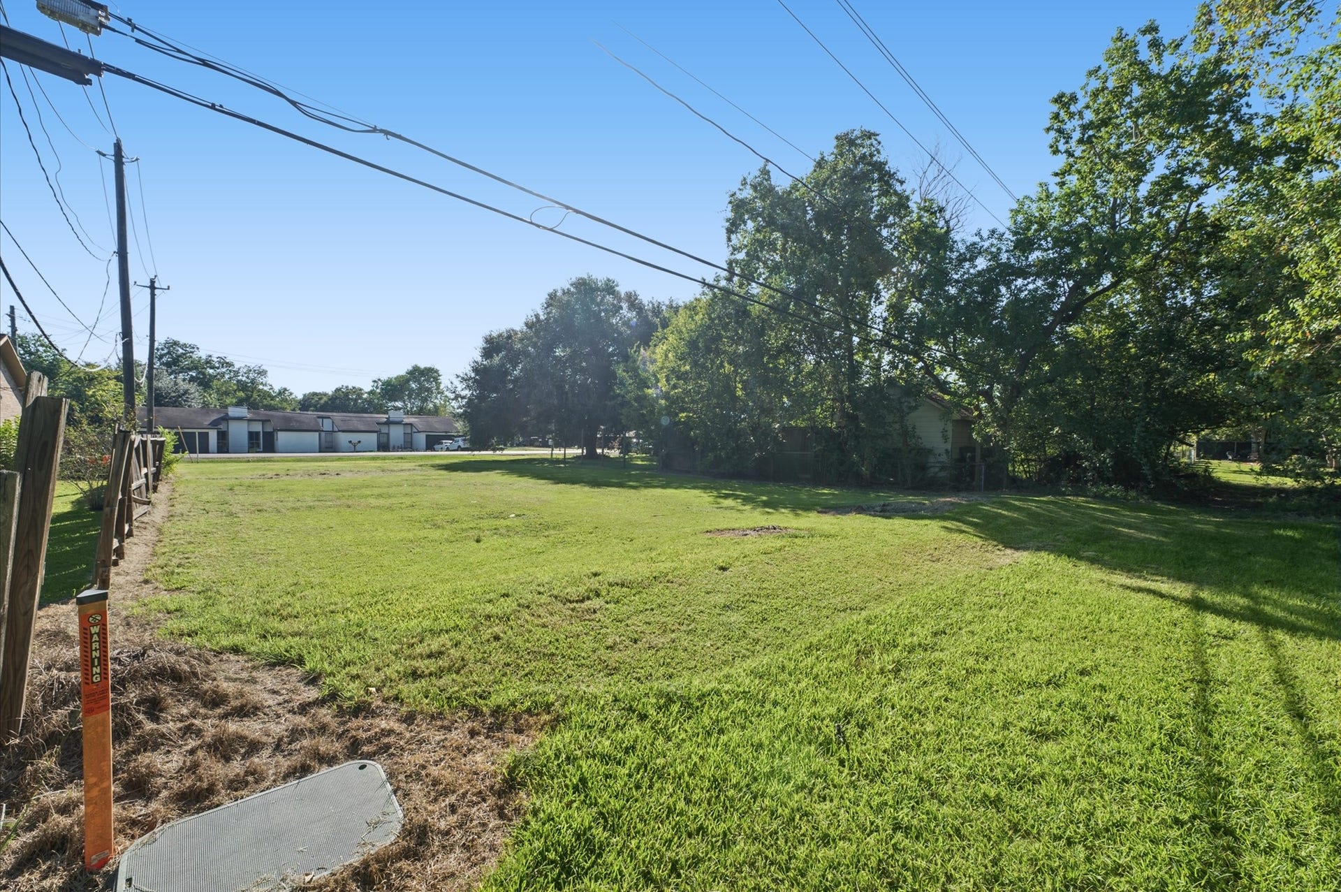 This is from the rear of the property.