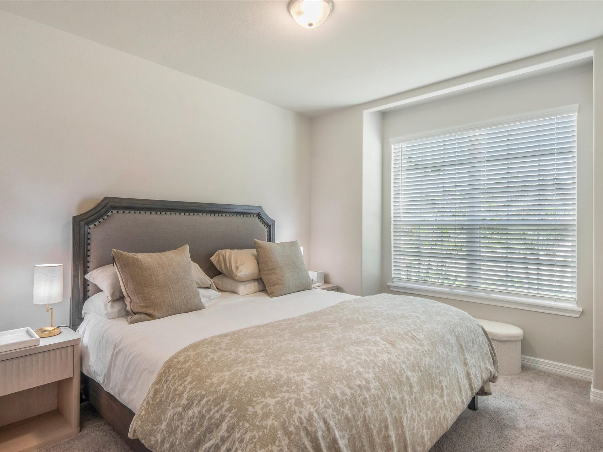 Downstairs guest bedroom would also make a great home office.