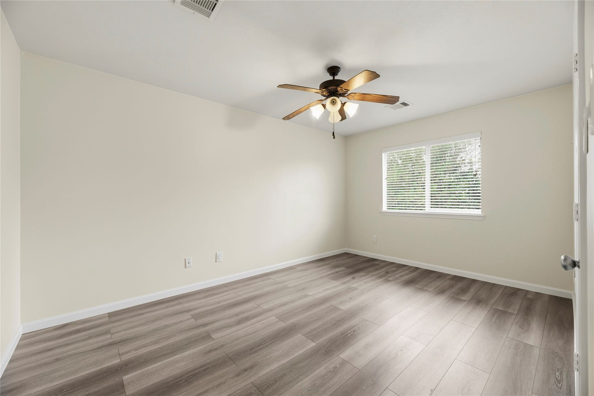 14223 Pinefrost Lane, Cypress, TX 77429 All upstairs bedrooms include LVP flooring, ceiling fans and large closets.