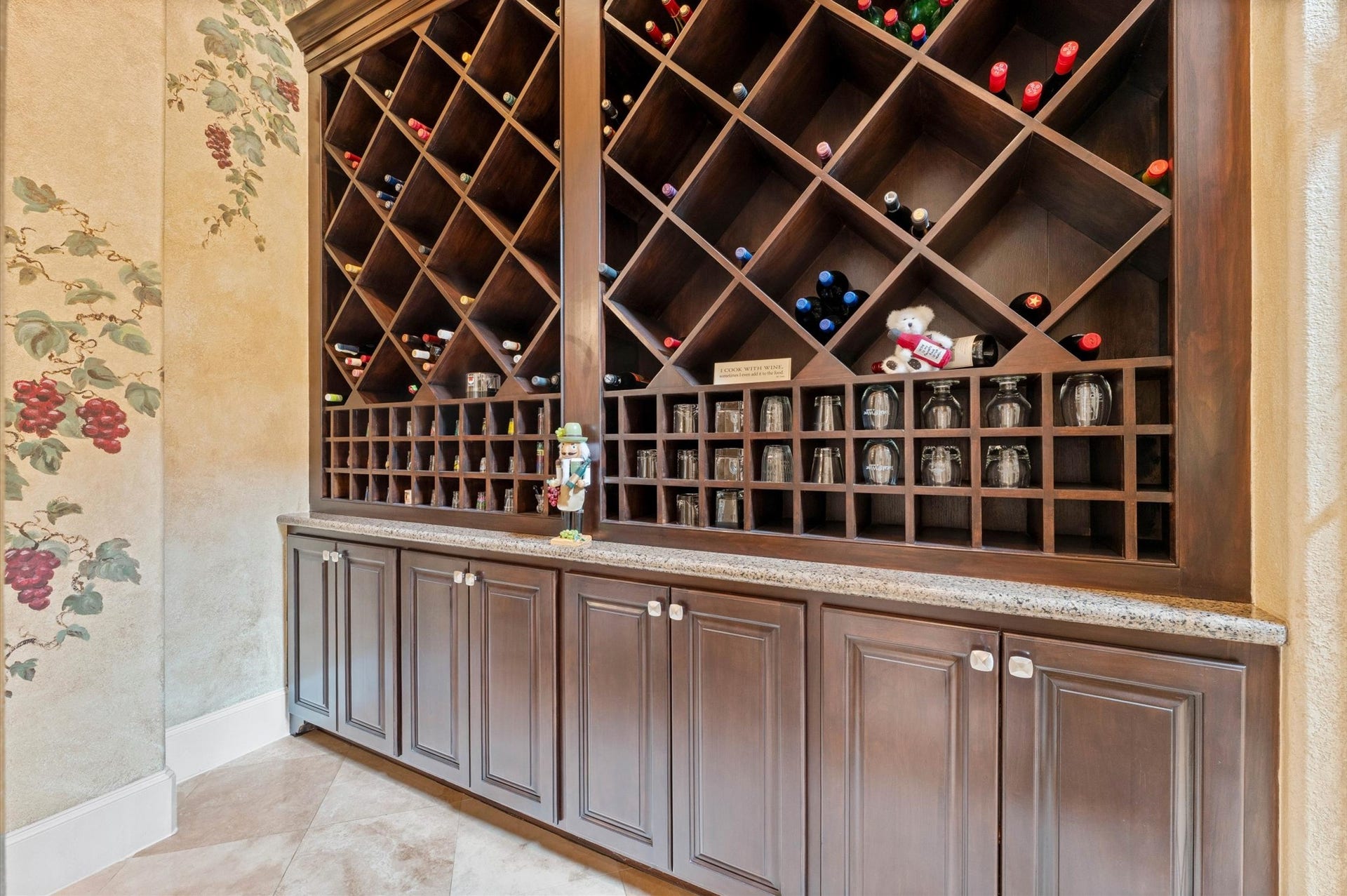 28427 Woodsons Lake Drive, Spring, TX 77386 Inside the wine grotto