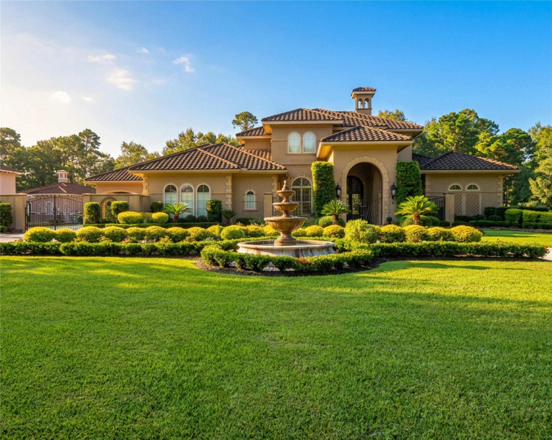 28427 Woodsons Lake Drive, Spring, TX 77386 Mediterranean Estate in Benders Landing
