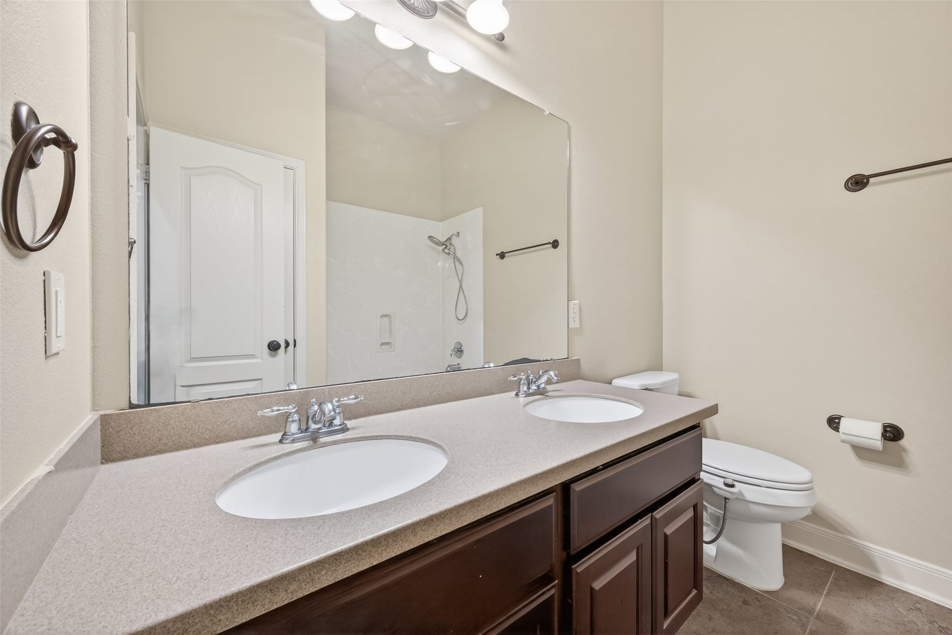 17311 Quiet Shores Drive, Richmond, TX 77407 Second bathroom with dual vanities
