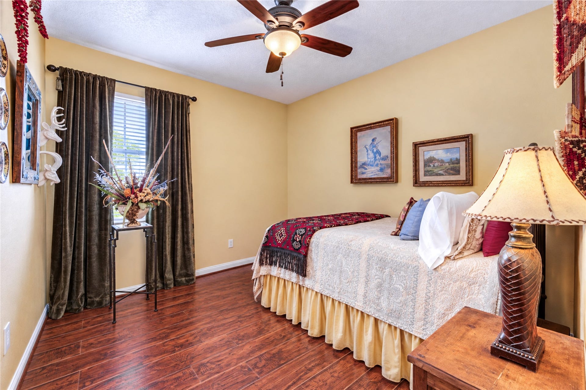 6839 Hertford Park Drive, Houston, TX 77084 A versatile third bedroom offers space for guests, a home office or everyday use.