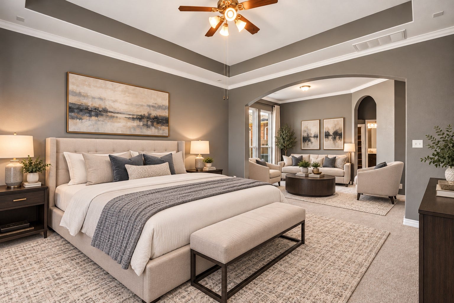 2414 Trocadero Lane, League City, TX 77573 Primary suite (virtually staged)