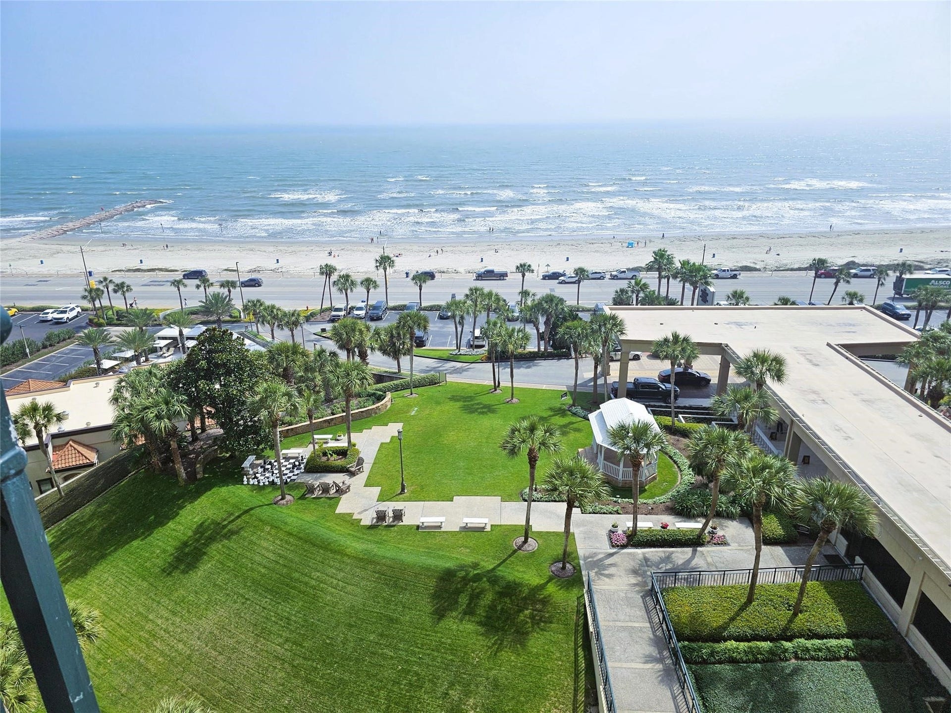 Aerial View of San Luis and Gazebo