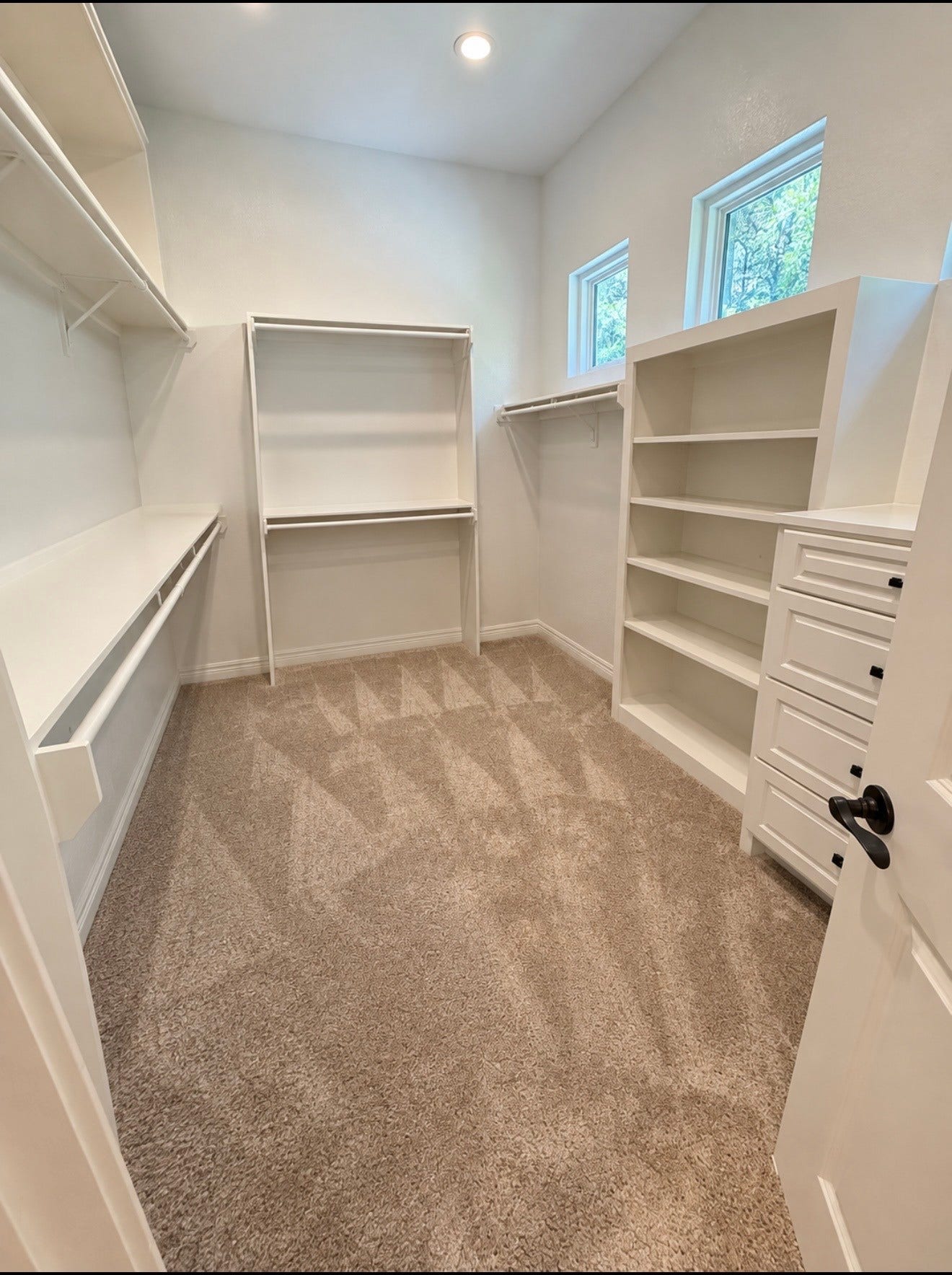 6310 N Lazy Meadow Way, Spring, TX 77386 Master Bedroom Closet #1 (AI redraw removed clothing etc.)