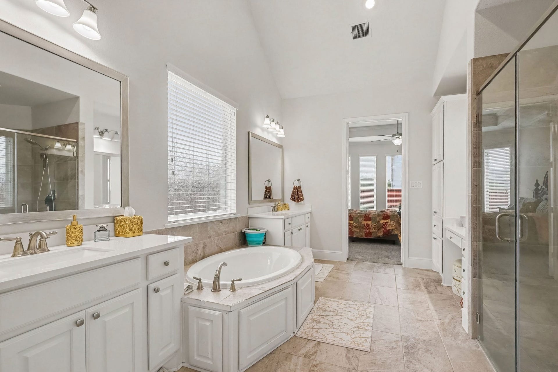 14303 Paseo Marbella Drive, Cypress, TX 77433 Separate Tub and Shower