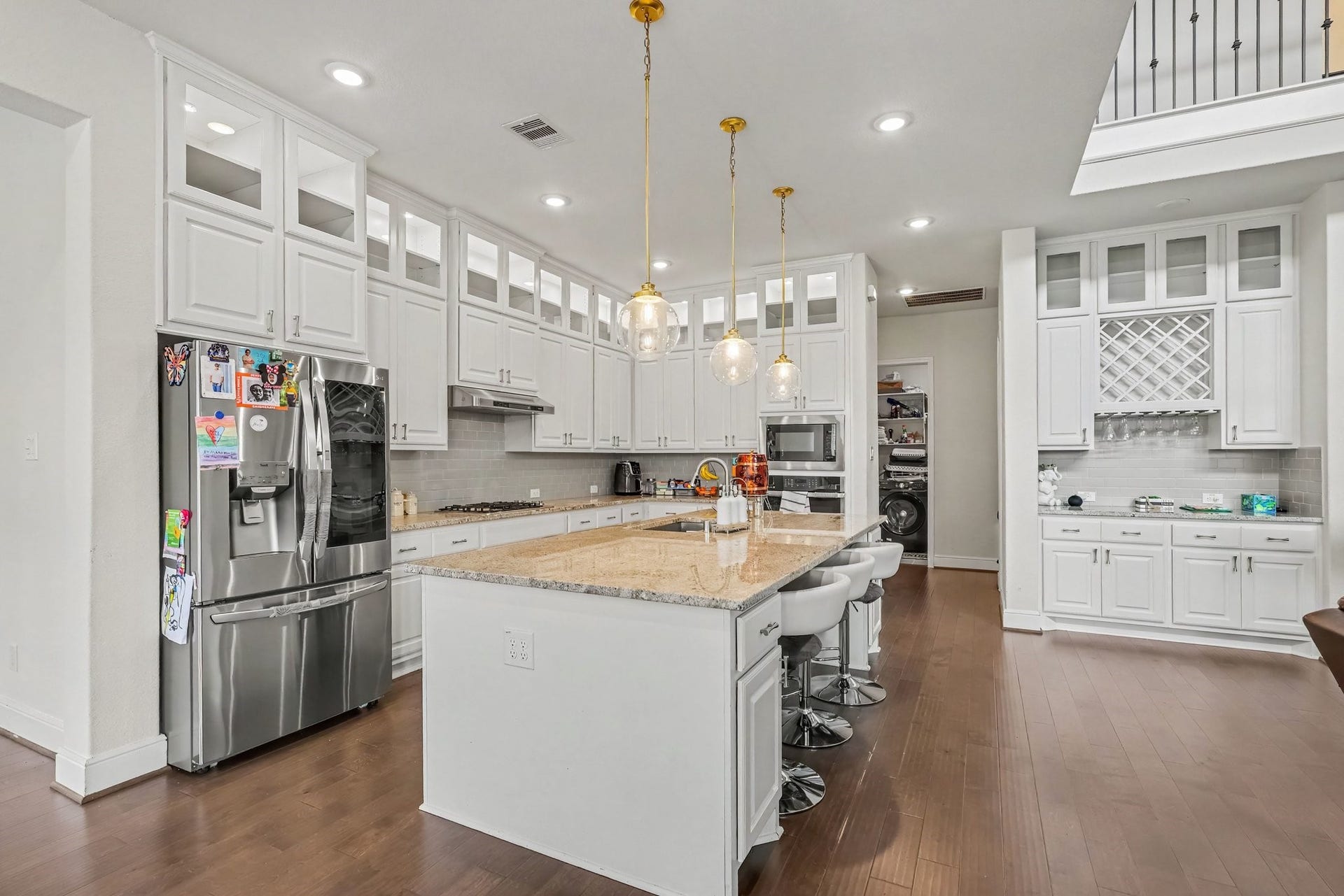 14303 Paseo Marbella Drive, Cypress, TX 77433 Large island perfect for entertaining