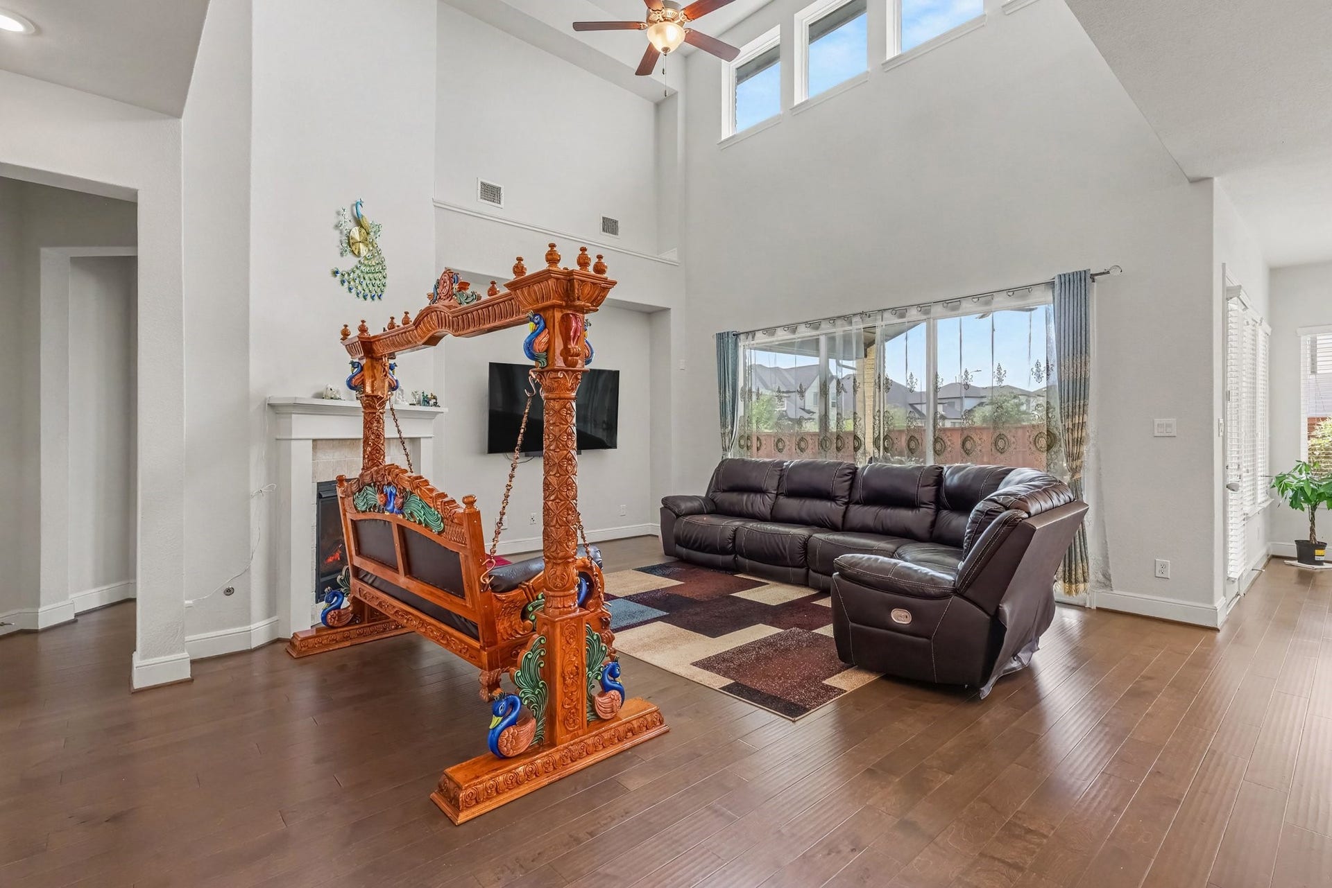 14303 Paseo Marbella Drive, Cypress, TX 77433 High windows in the livingroom