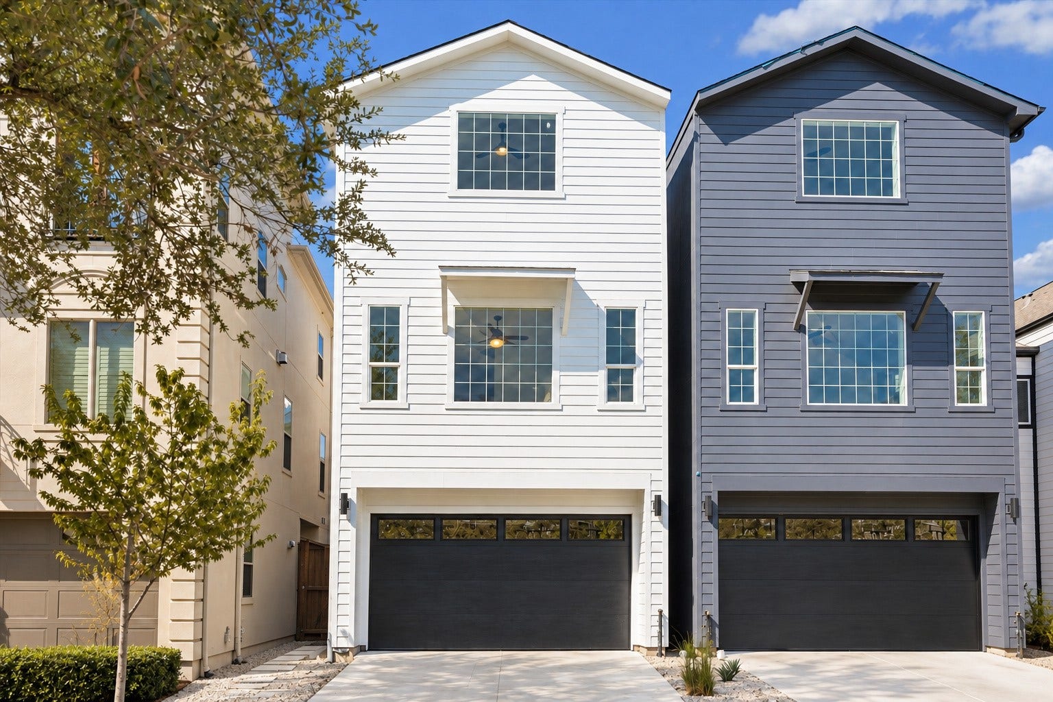 2204 Huldy Street, Houston, TX 77019 Stunning NEW CONSTRUCTION by Tanglewood Builders in a prime location in the desirable River Oaks Shopping Center/Montrose area; close to TONS of popular shopping and dining! This beautiful home features Hardie plank siding (no stucco!), a private double-wide driveway leading to an attached 2-car garage, low-maintenance landscaping & fabulous first-floor living. NO HOA! Elevator capable! Minutes hike & bike trails at Buffalo Bayou Park & Memorial Park, easy commute to Downtown, Med Center & Galleria!