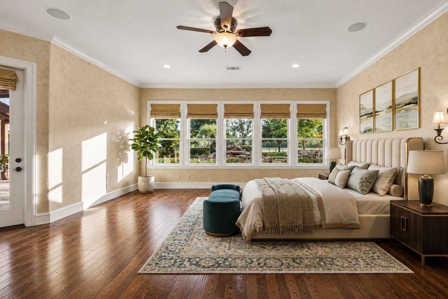 2811 Hinkles Ferry, Richmond, TX 77406 Wake up to this view every morning in your primary bedroom (virtually staged)