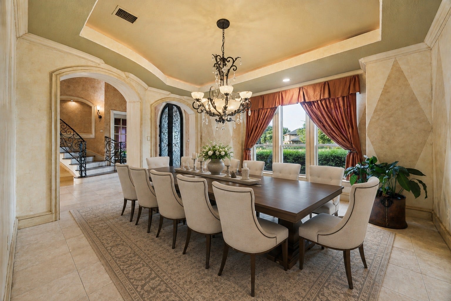 2811 Hinkles Ferry, Richmond, TX 77406 Large dining room (virtually staged)