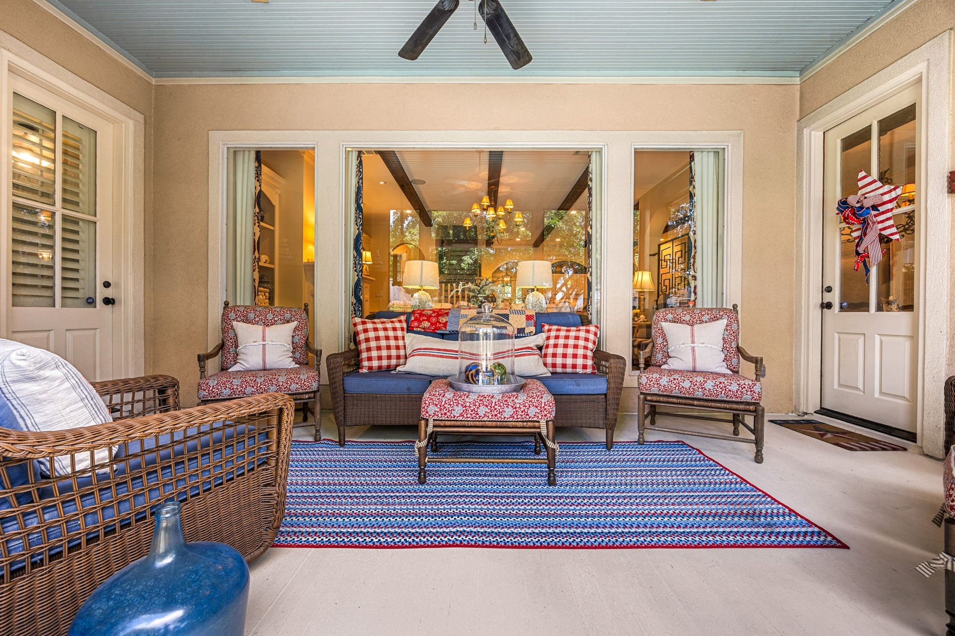 13110 Tosca Lane, Houston, TX 77079 Another view of the back porch. How charming!