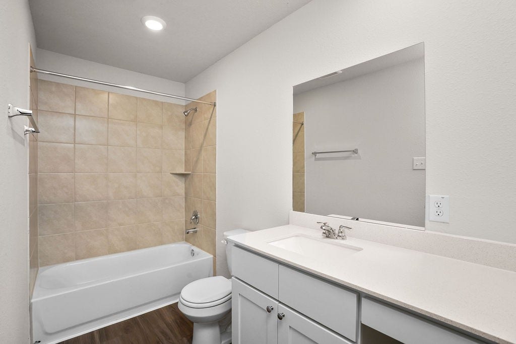 3068 Wood Lily Drive, Brookshire, TX 77423 Photos may be representative of the floor plan and not the exact home. Finishes, layout, and features of the actual property for lease may vary.