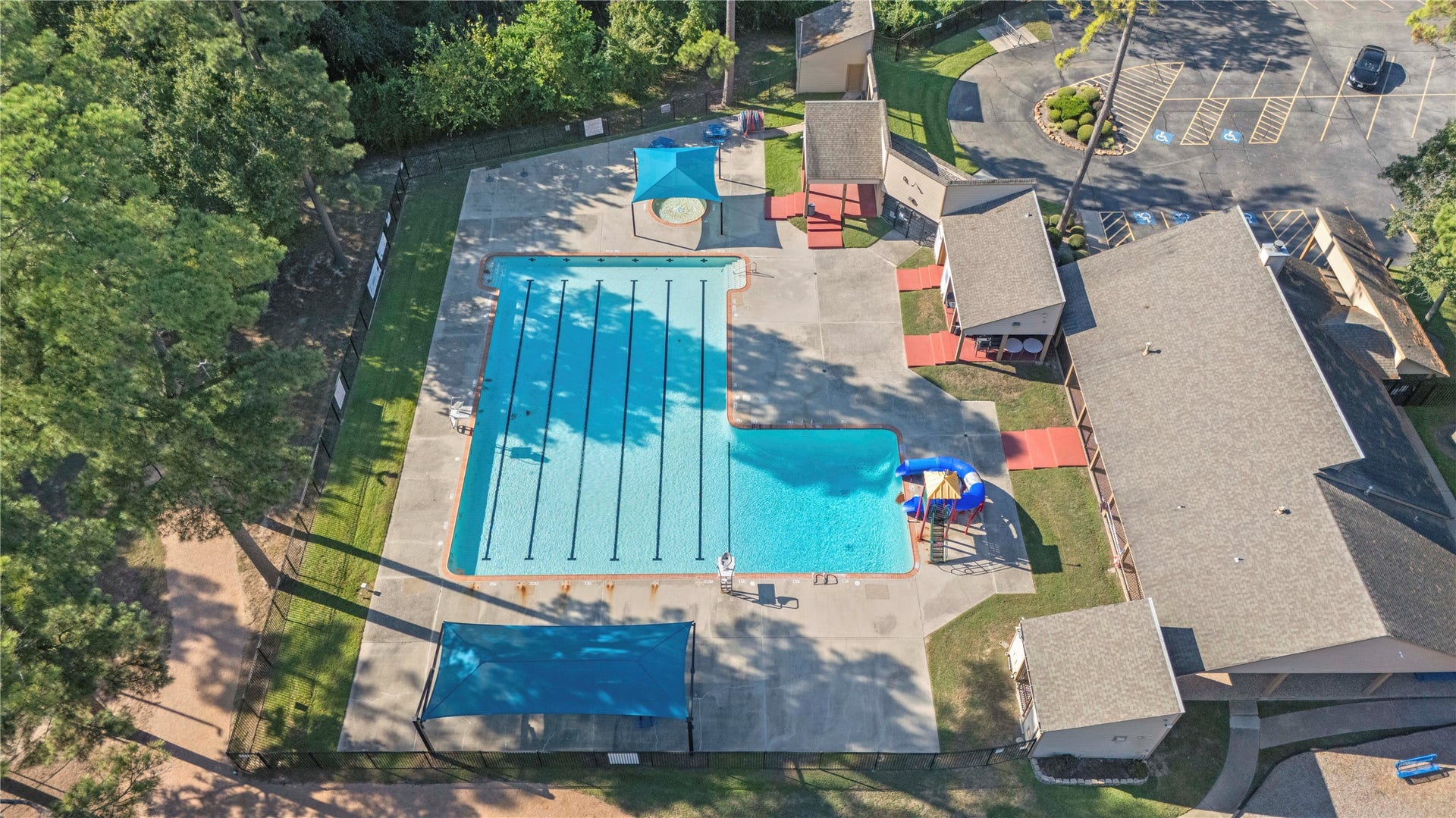 5823 Ashmere Lane, Spring, TX 77379 Ready to make a splash? The community pool offers plenty of space for laps, a refreshing dip or a fun afternoon in the water. With a separate shallow pool area and poolside space to relax, sunny days have a little something extra to offer.