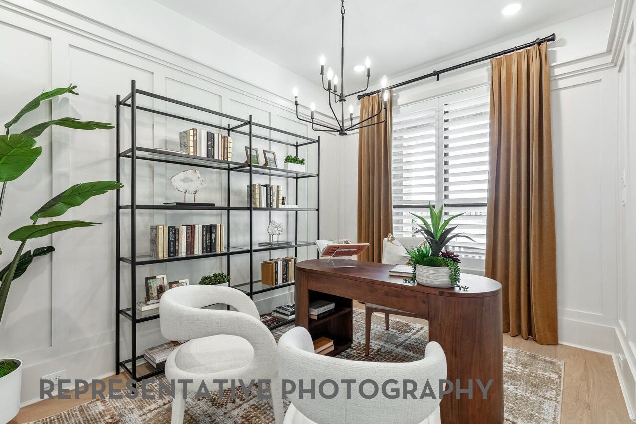 7819 Elizabeth Creek Court, Richmond, TX 77469 Dedicated home office with abundant natural light, and a sophisticated workspace.