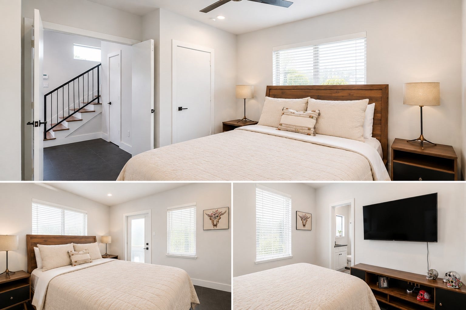 Versatile bedroom ideal as a guest suite, nursery, or home office.Photos reflect previous furnishings. Home is currently vacant. Furnishings shown are for illustrative purposes only.
