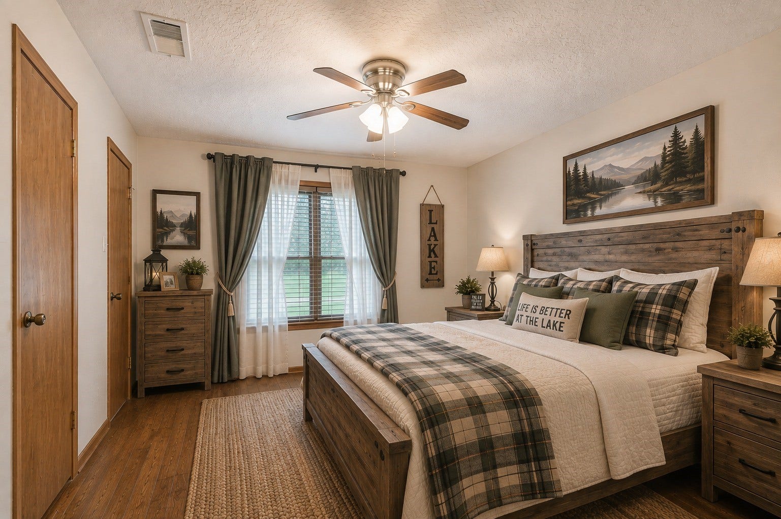 252 Springs Edge Drive, Montgomery, TX 77356 Virtually staged secondary bedroom.