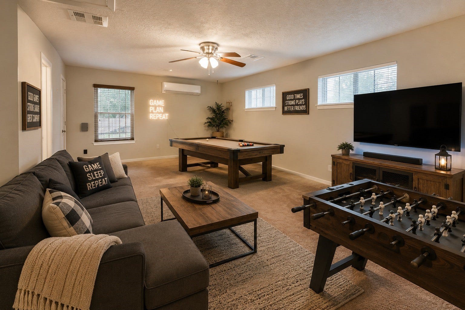 252 Springs Edge Drive, Montgomery, TX 77356 Virtually staged "above garage addition"