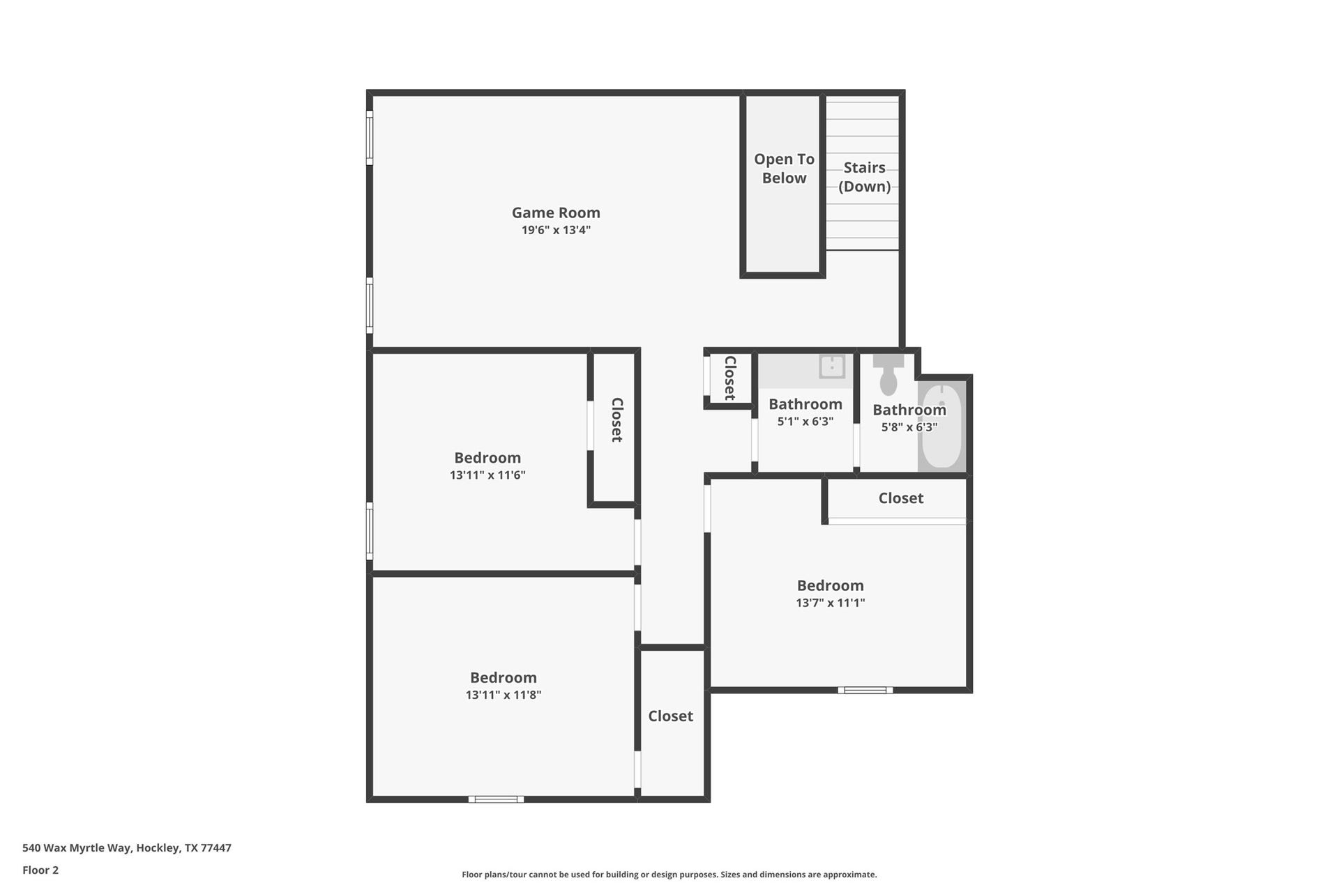 540 Wax Myrtle Way, Hockley, TX 77447