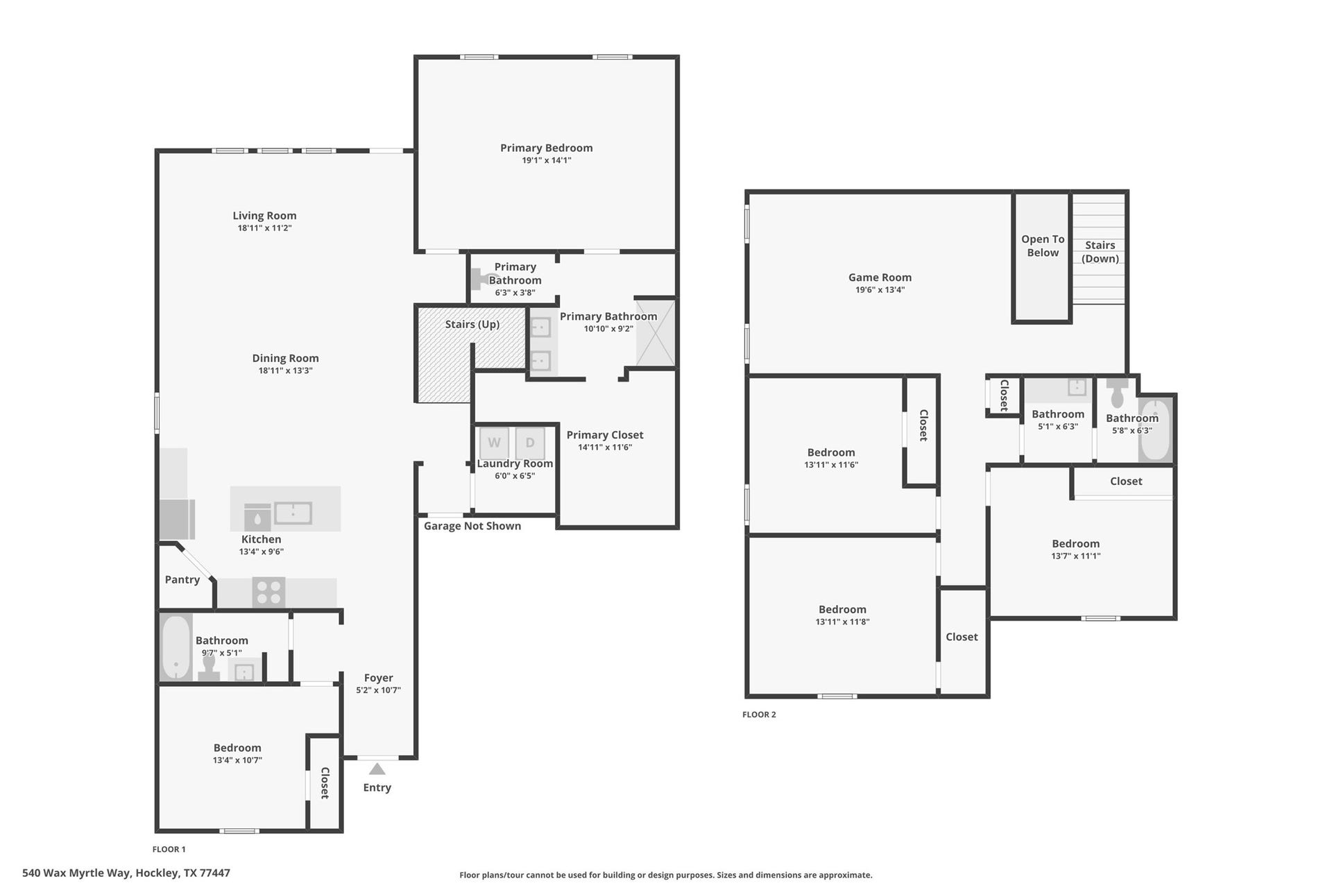 540 Wax Myrtle Way, Hockley, TX 77447
