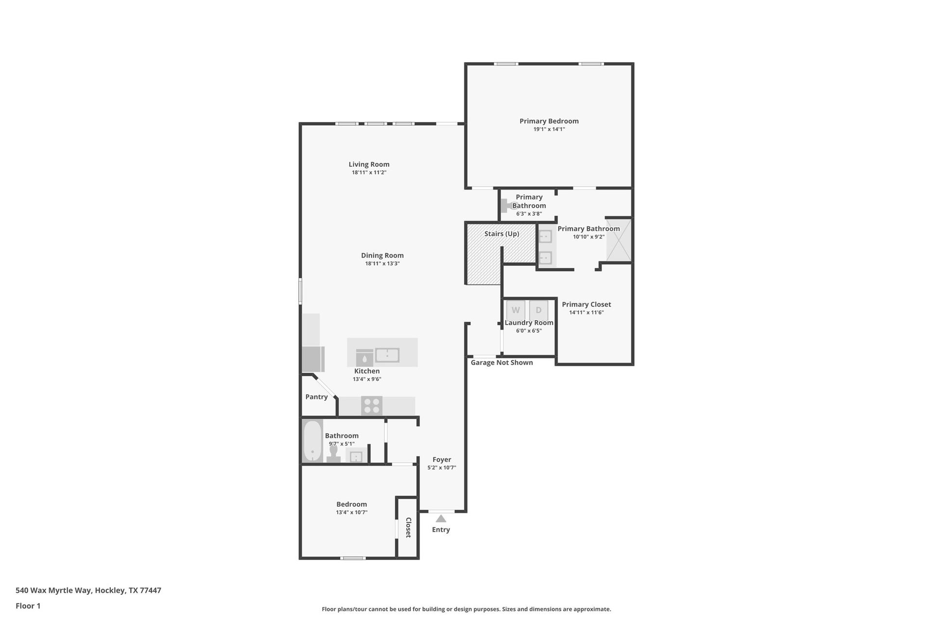 540 Wax Myrtle Way, Hockley, TX 77447