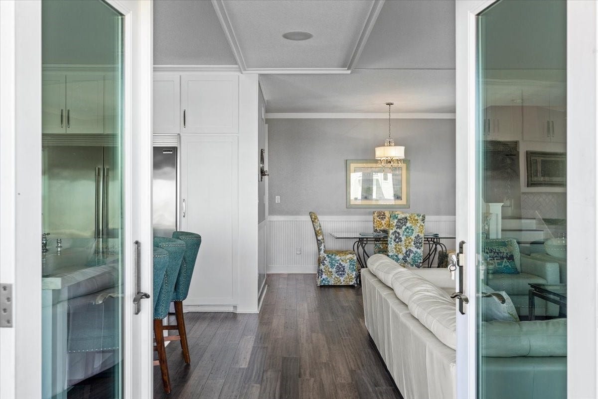3728 Sabrina, Galveston, TX 77554 French door leading into home