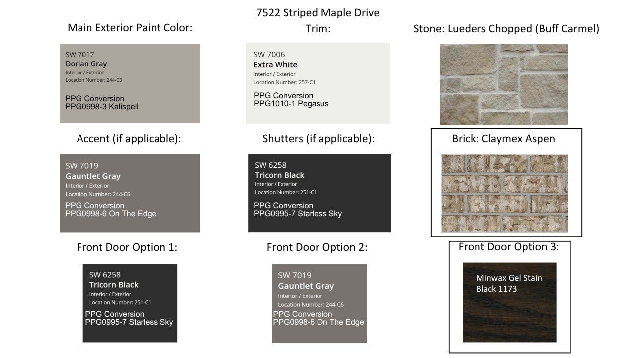 Exterior Selections