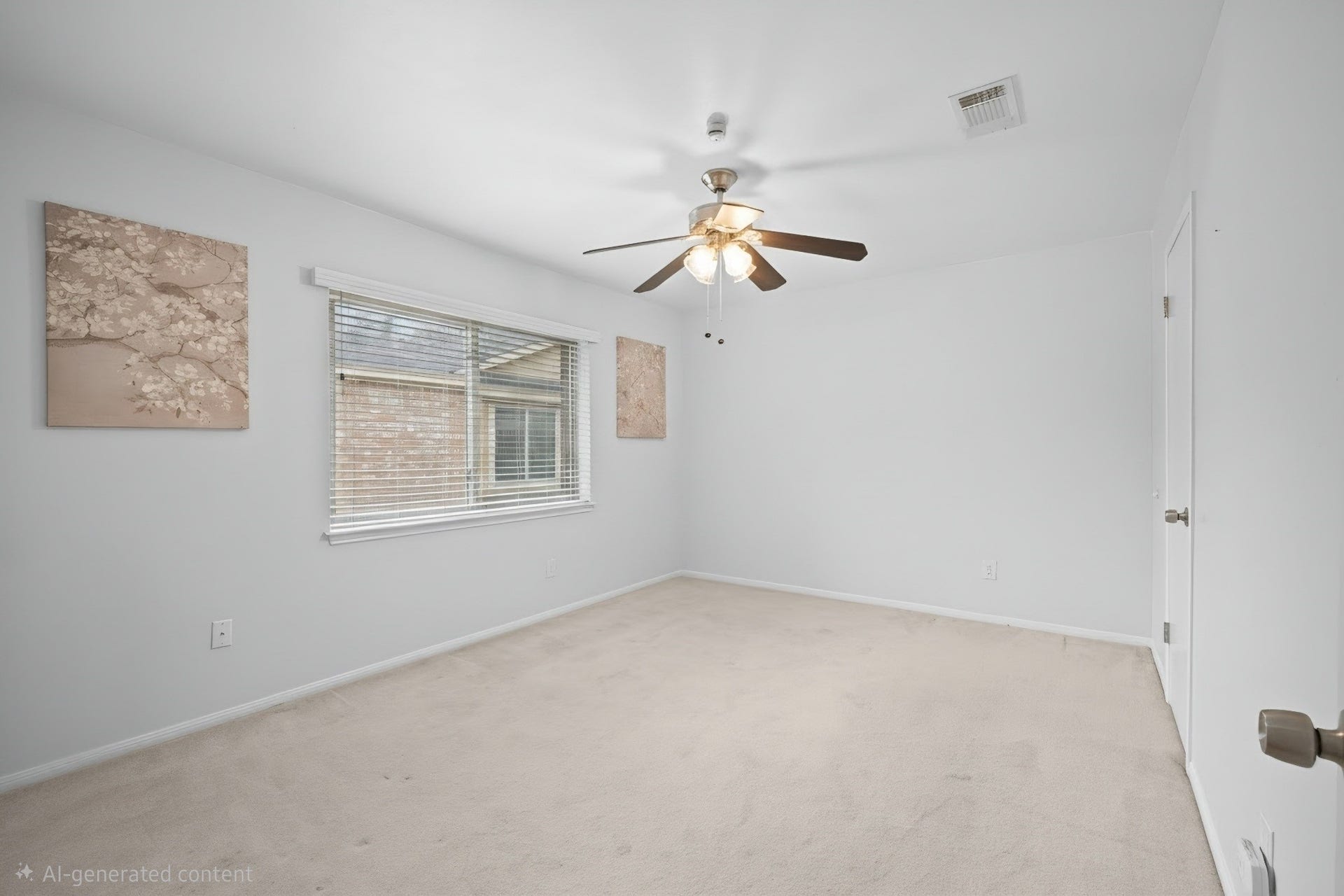 6114 Rollingbrook Drive, Houston, TX 77096 3rd Bedroom 12 x 11 with two entry doors.