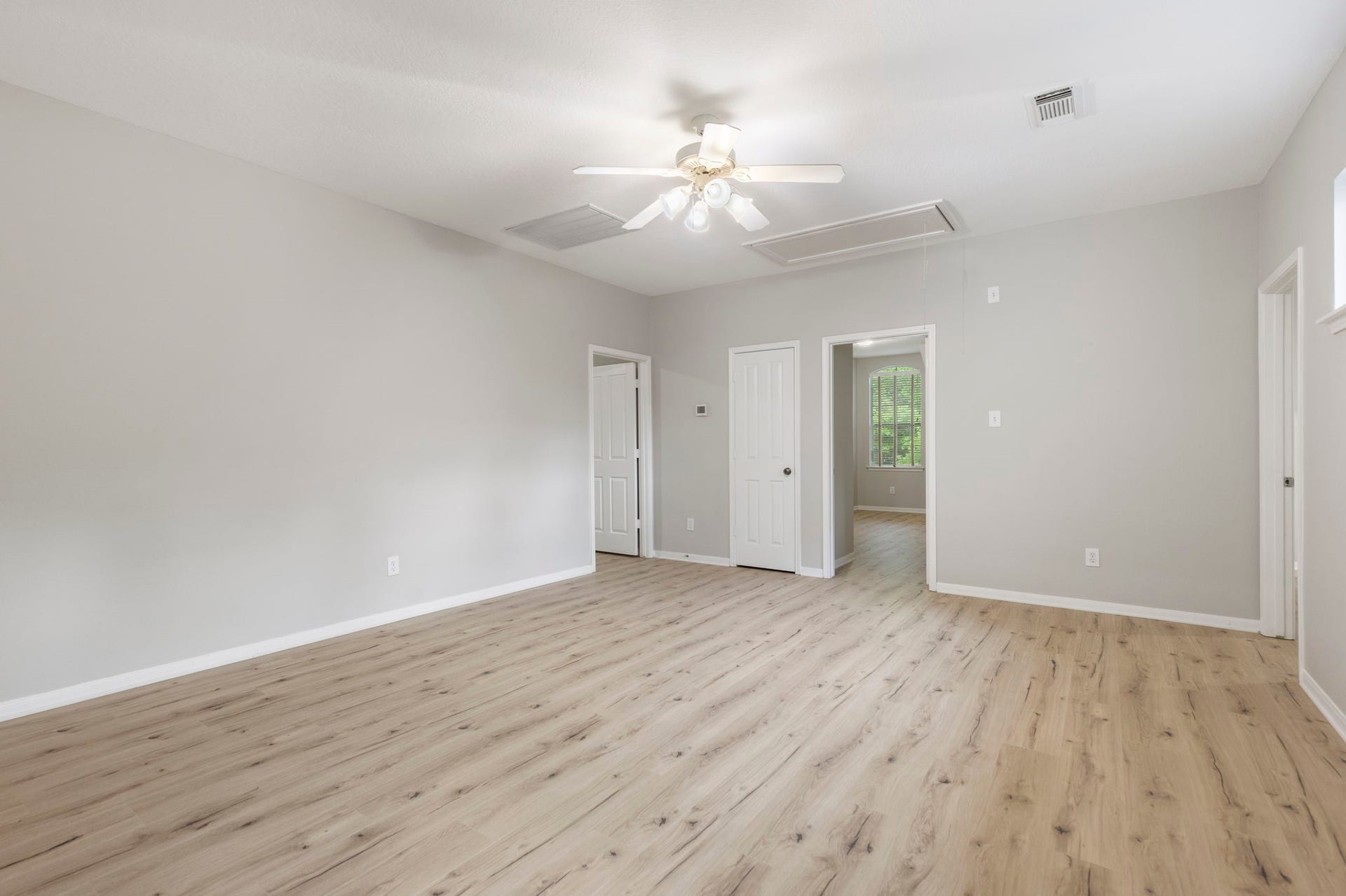 3 S Altwood Circle, The Woodlands, TX 77382 then the Secondary Bedrooms all of which are off of the Game Room.