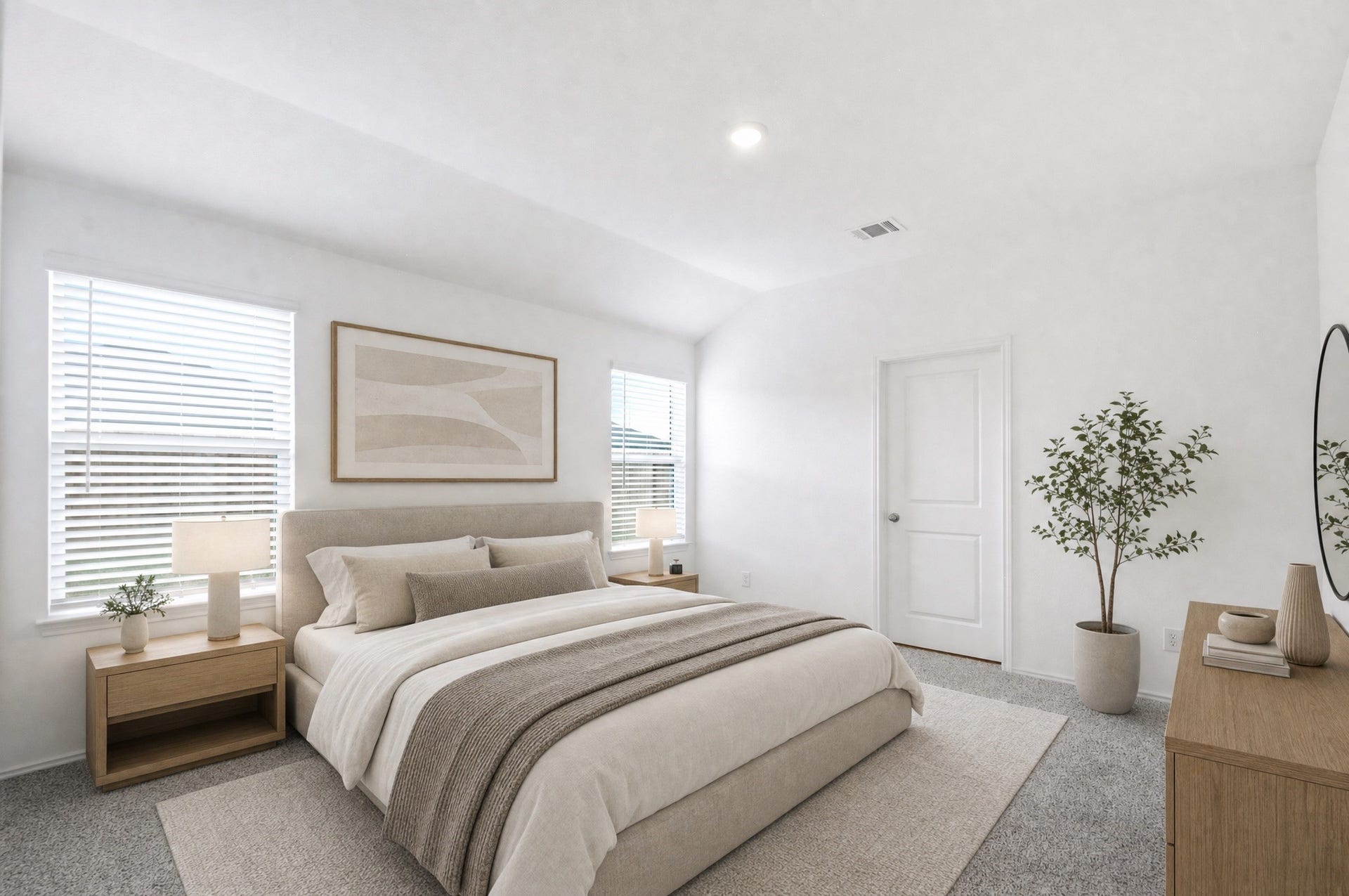 Virtual Staged Master Room