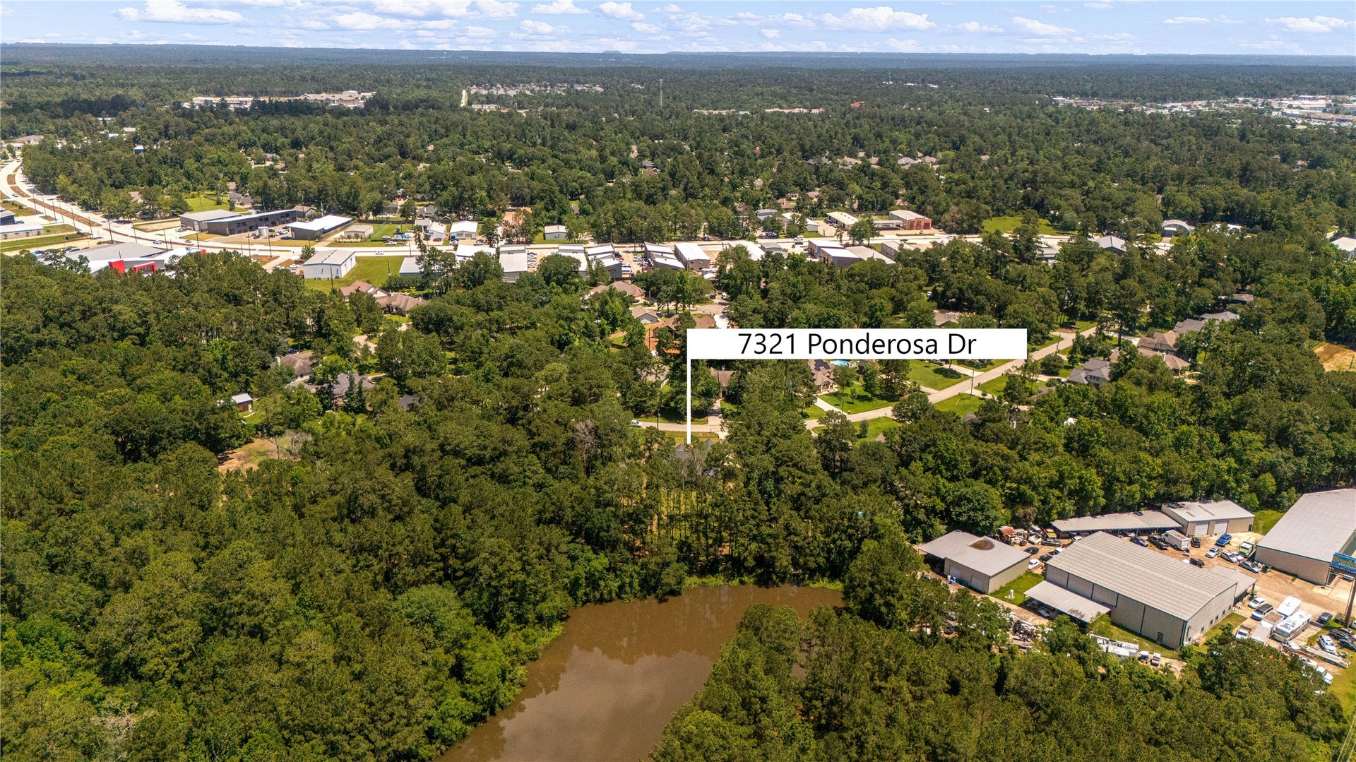 7321 Ponderosa Dr, Magnolia, TX 77354 Drone Pictures