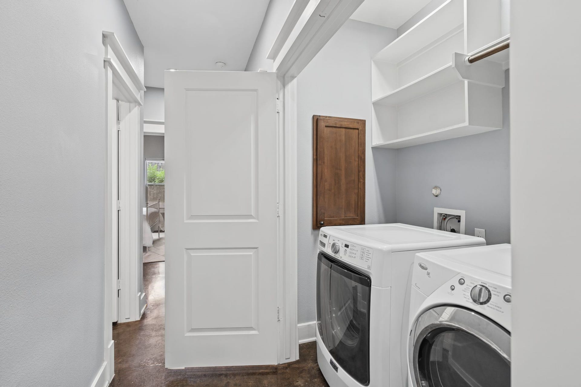 1517 Blair Street, Houston, TX 77008 A laundry room is conveniently located on the first floor.