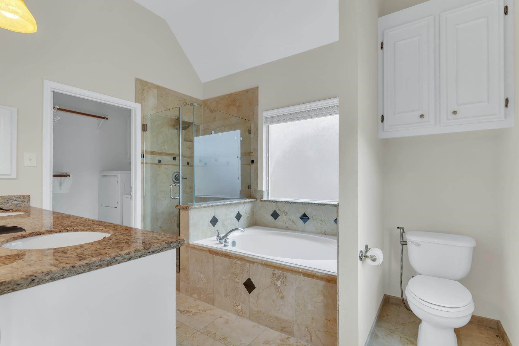 Primary Bathroom, Tile flooring.