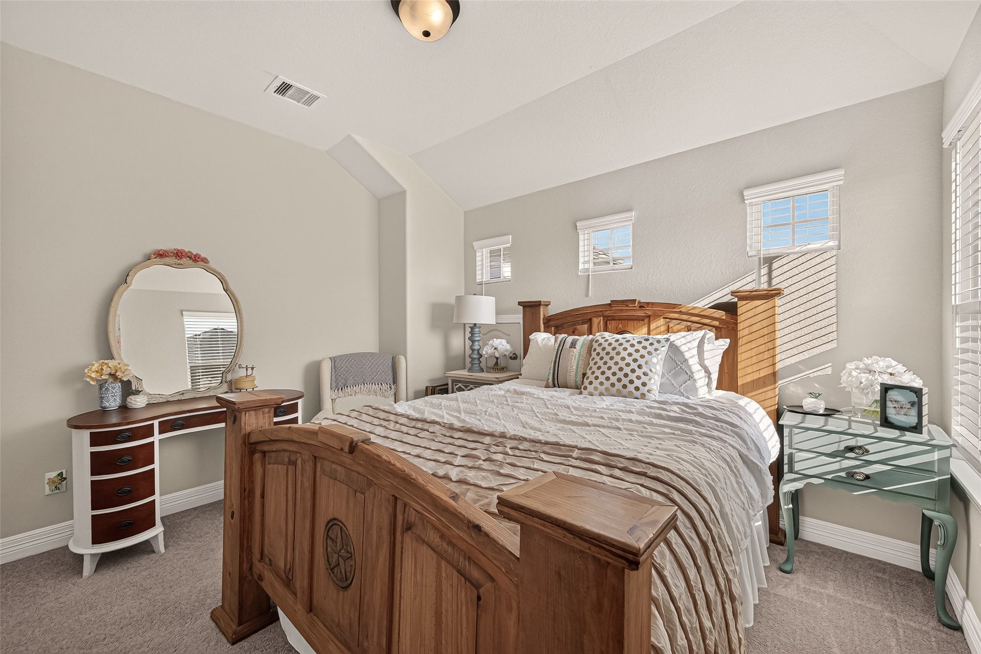 3603 Gentle Meadow Drive, Richmond, TX 77406 Bedroom 2 has raised ceiling