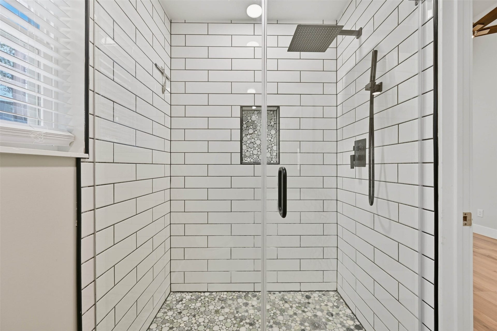 10930 White Thorn Street, #B, Houston, TX 77016 This oversized shower was thoughtfully designed for ultimate relaxation.