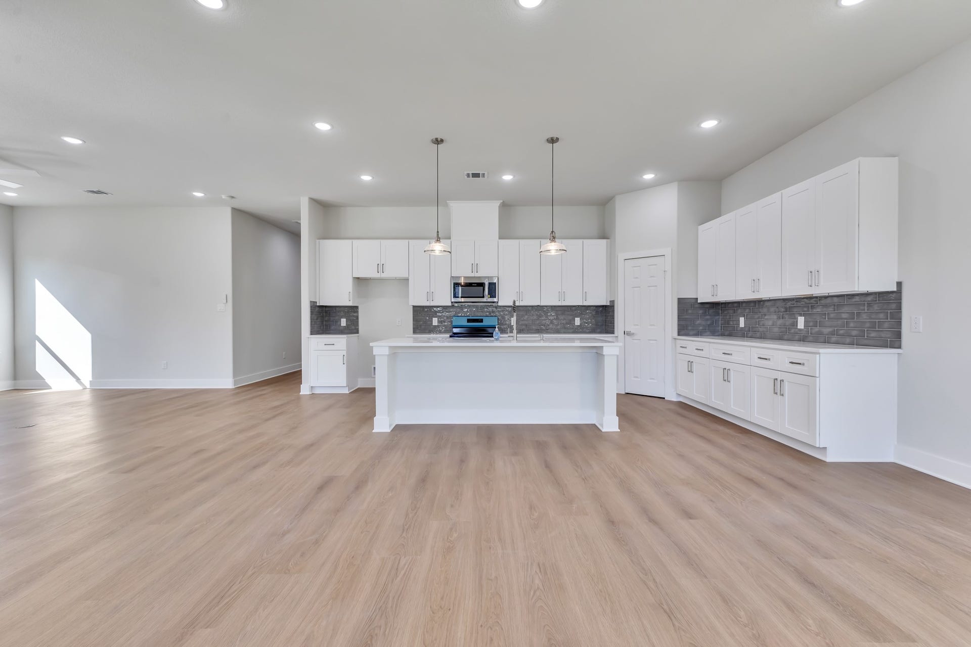 Spacious Kitchen and Living Area
