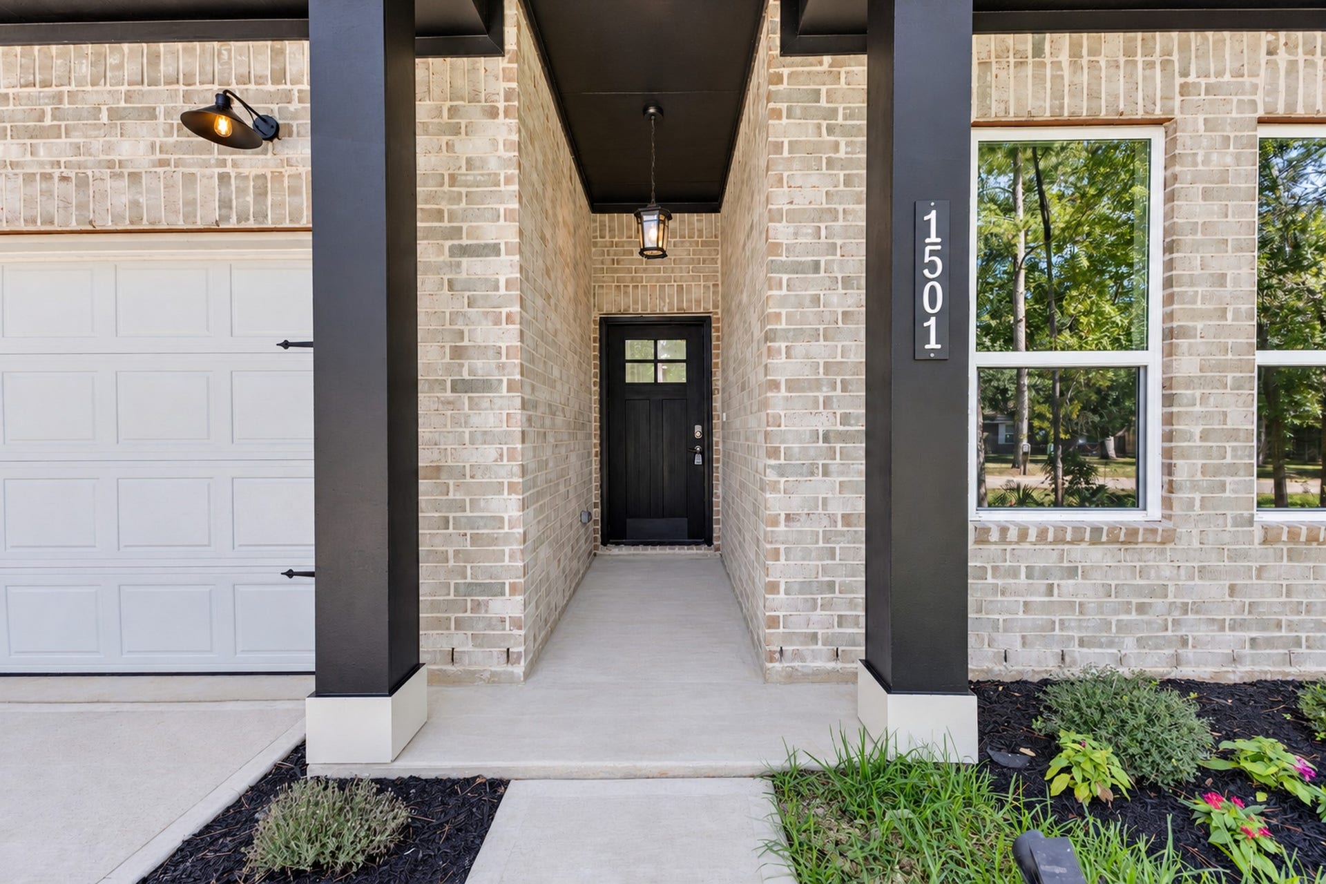 Welcoming Covered Front Entrance